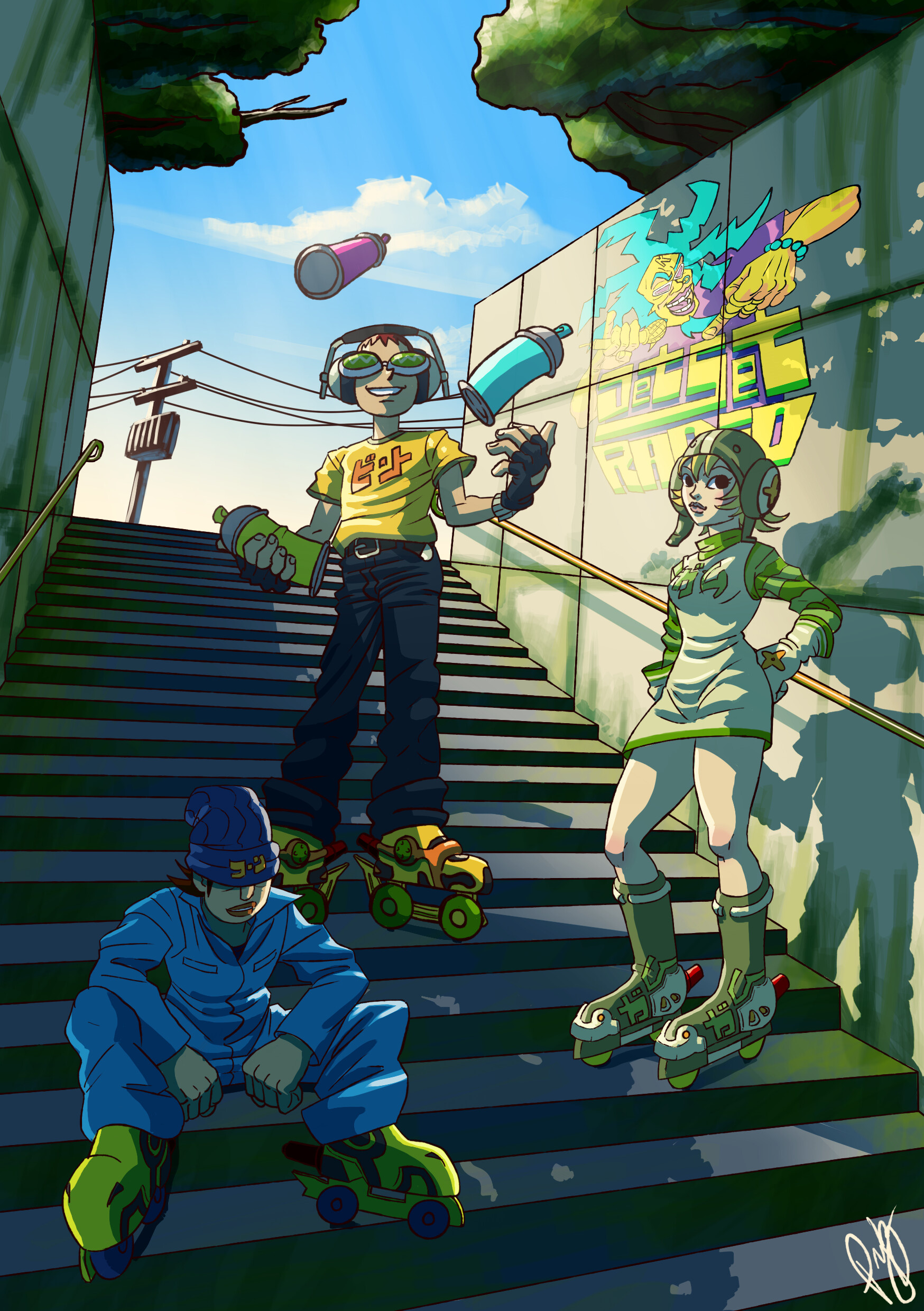 Jet Set Radio Future, Art, Know your meme, 1750x2480 HD Phone