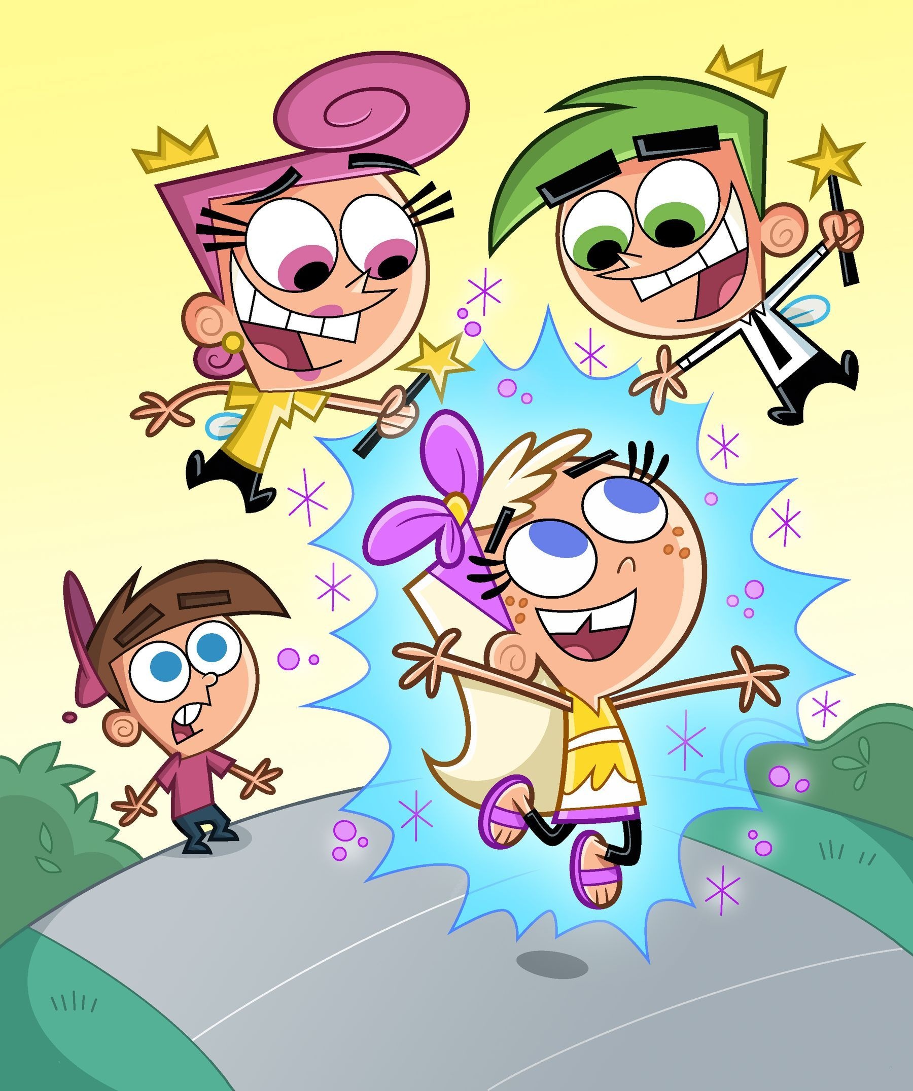 Fairly OddParents, New character, Tenth season, Cartoon characters, 1800x2160 HD Phone