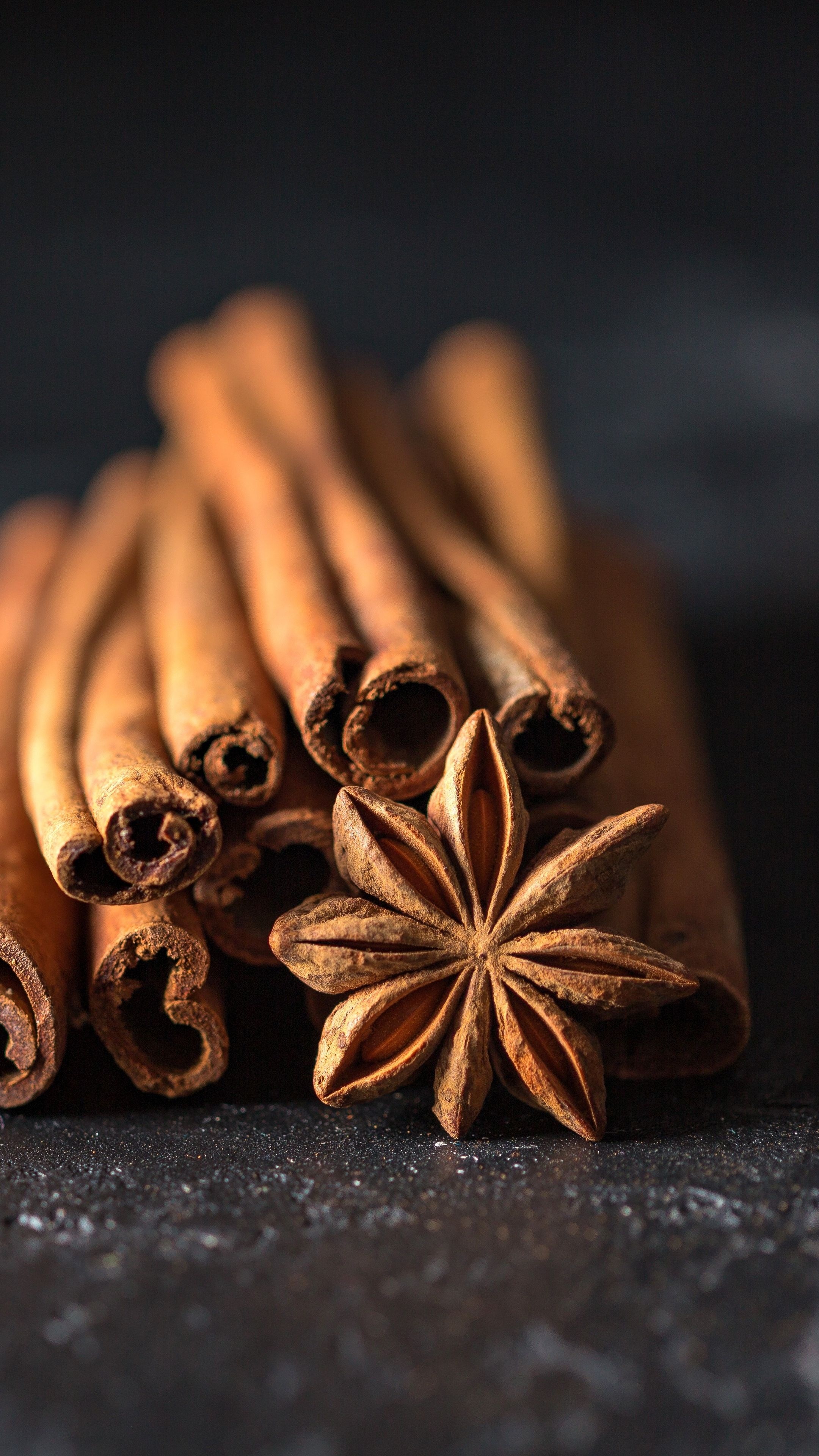 Star anise, Cinnamon Wallpaper, 2160x3840 4K Phone