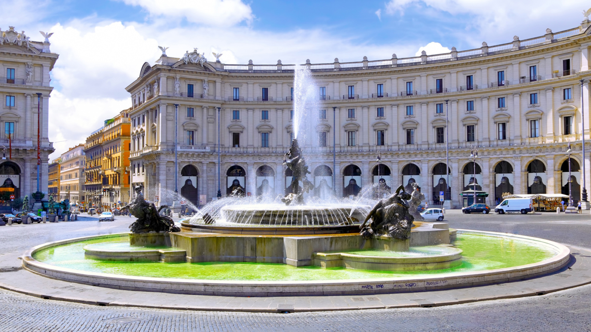 Piazza della Repubblica, Rome Wallpaper, 1920x1080 Full HD Desktop