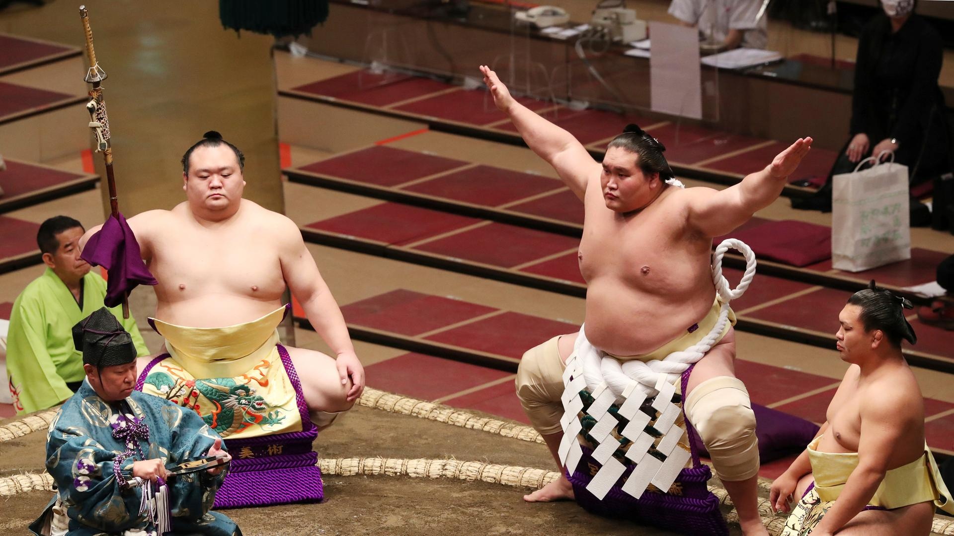 Sumo in Japan, Old sport ambassador, 1920x1080 Full HD Desktop