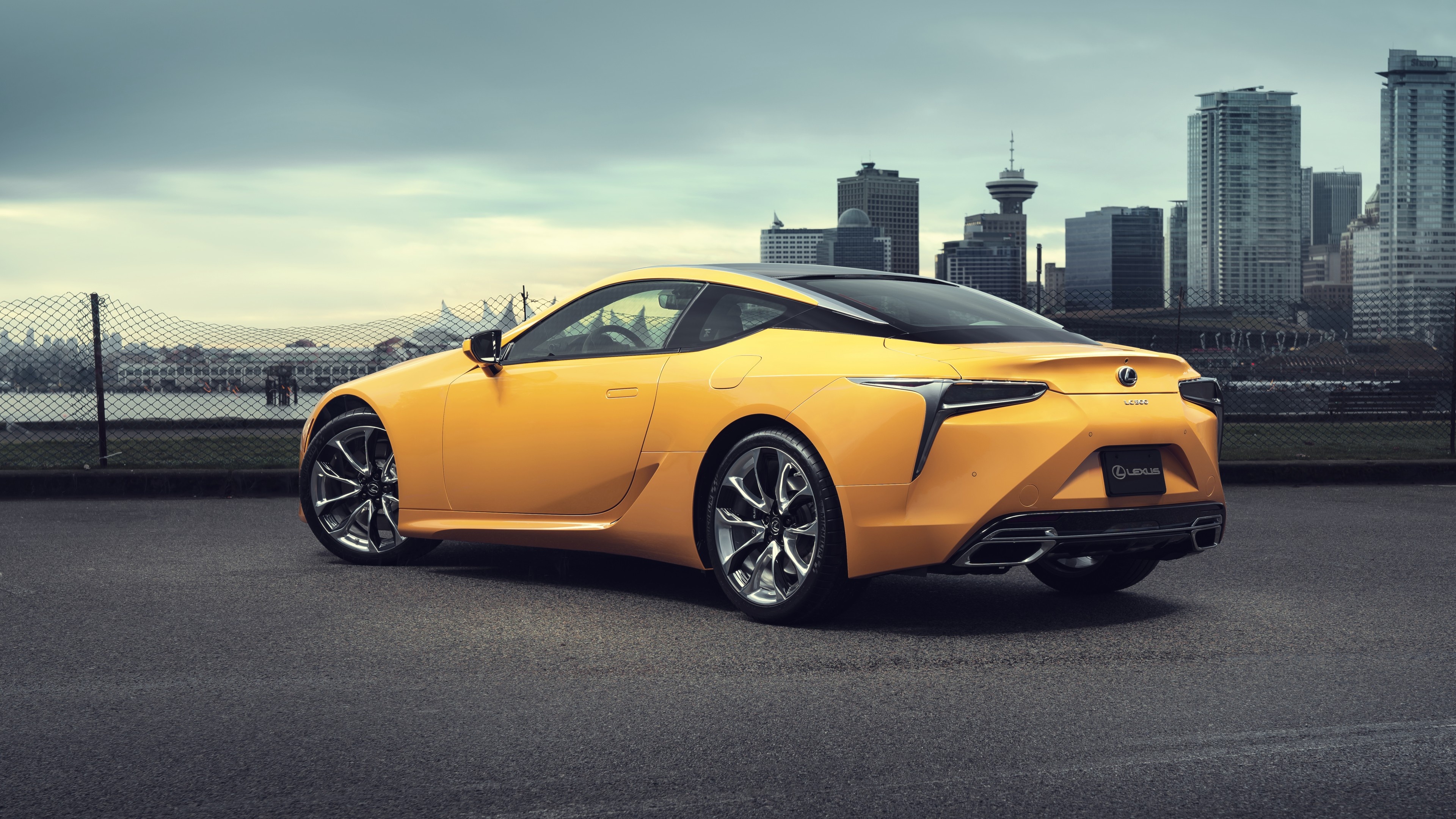 Yellow Edition 2020, Lexus LC Wallpaper, 3840x2160 4K Desktop