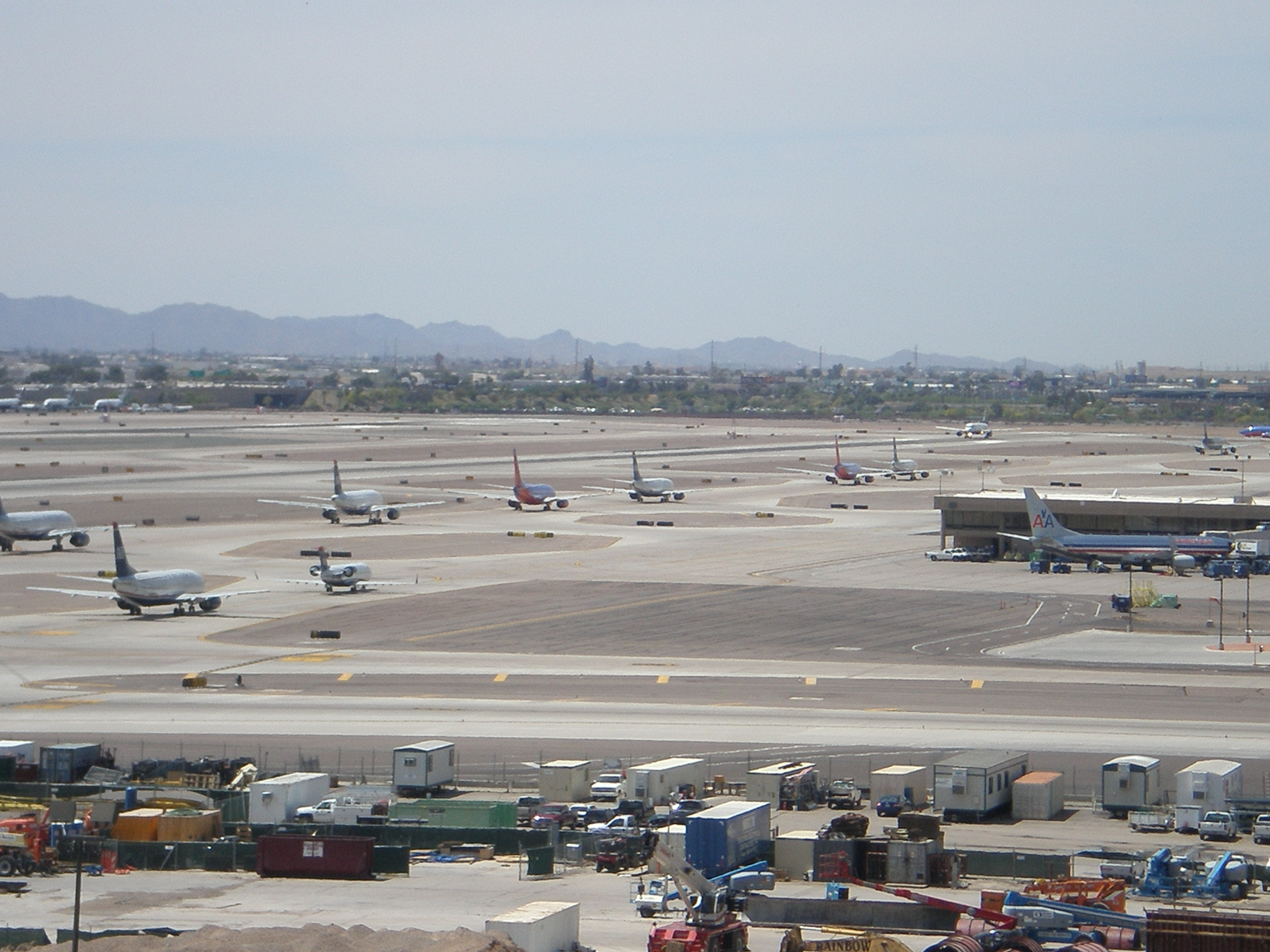 Sky Harbor International Airport, Phoenix Sky Harbor, Flight sim, 2820x2120 HD Desktop