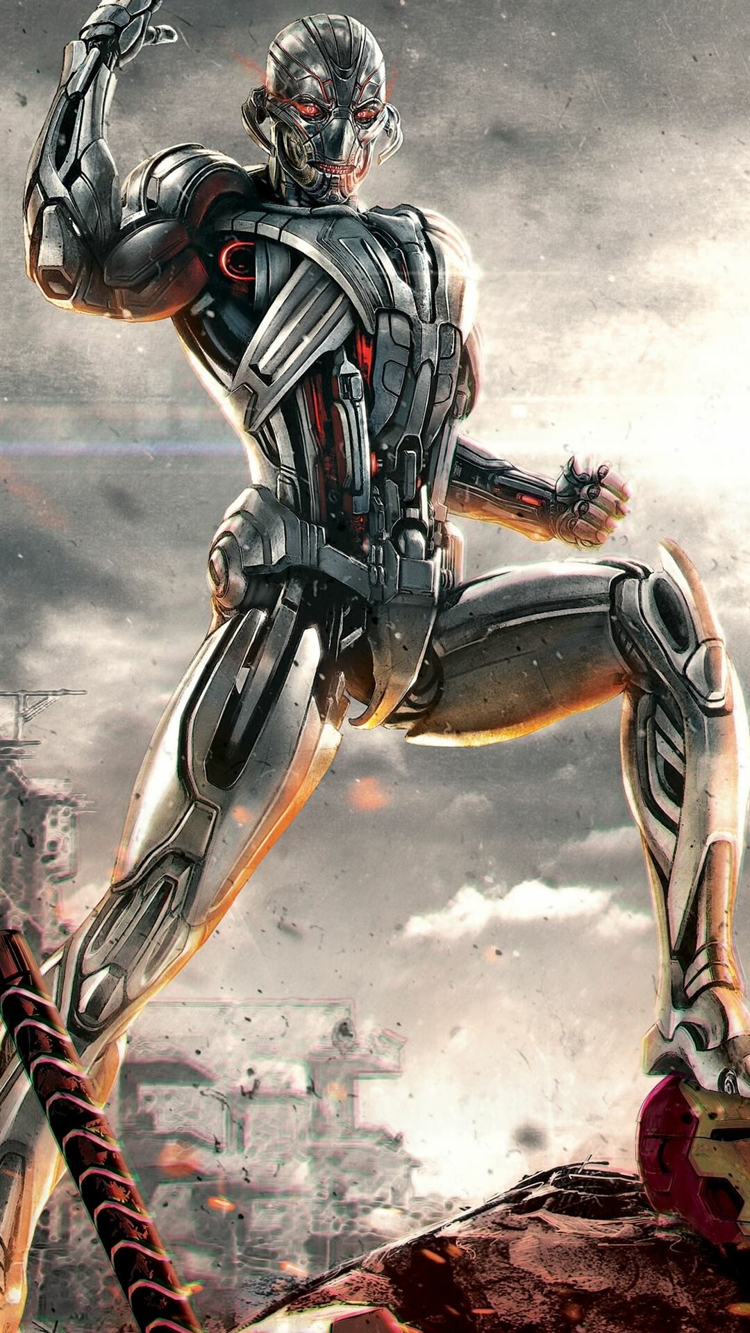 Marvel Villain, Mega Ultron, ID 5252, iPhone wallpapers, 1080x1920 Full HD Phone