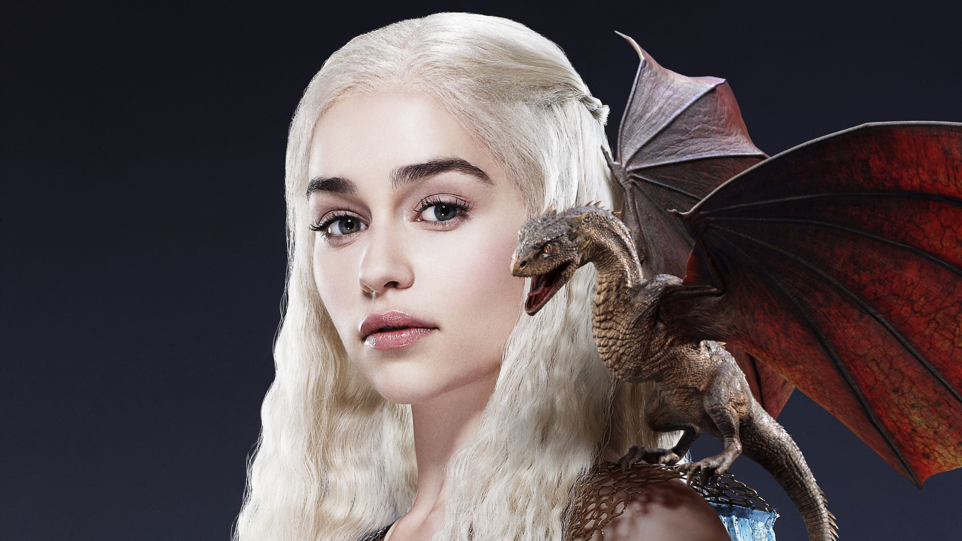 Daenerys, Dragon wallpaper, Targaryen queen, HD resolution, 3750x2110 HD Desktop