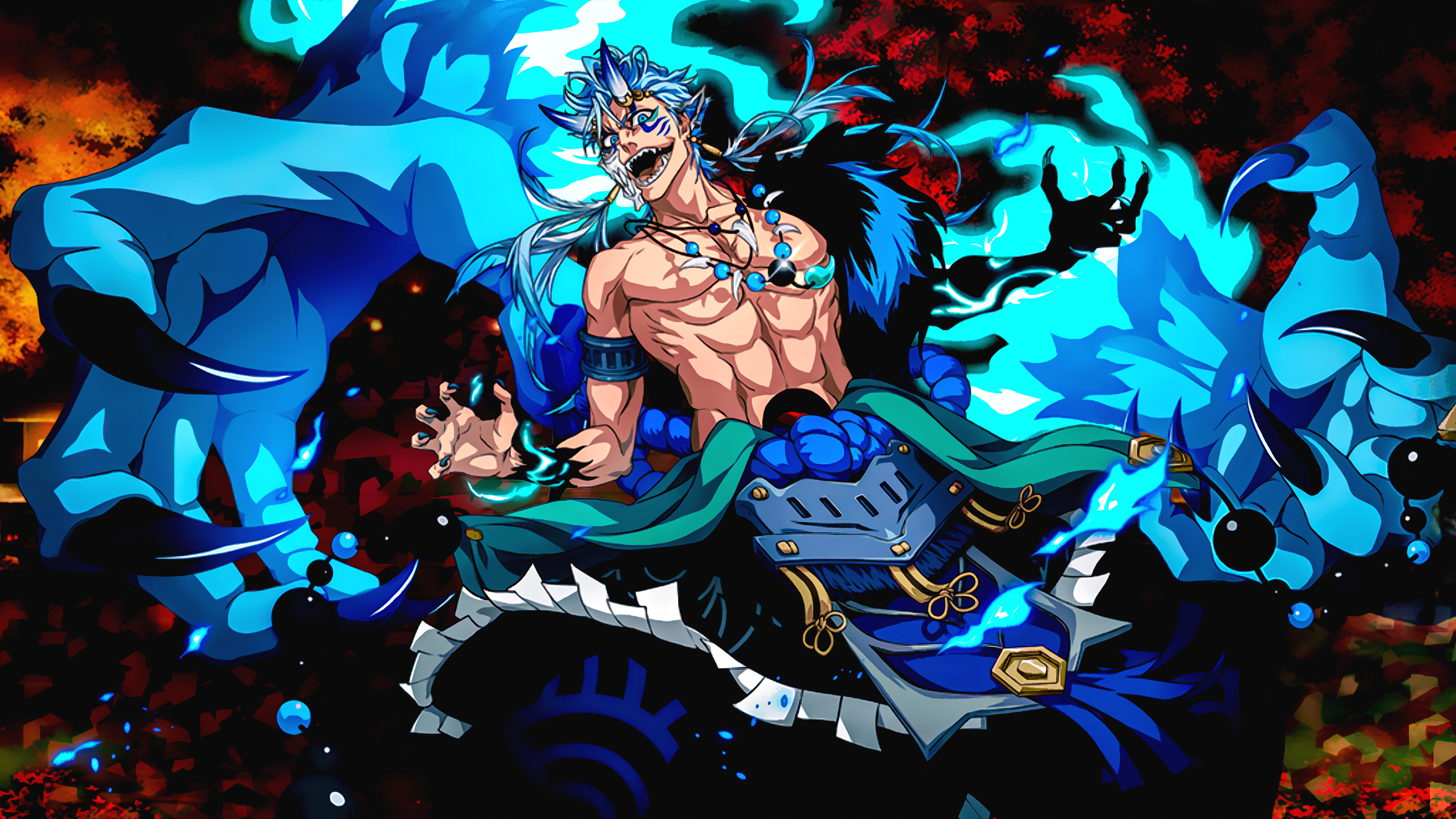 Grimmjow Jaggerjack, High definition, Wallpaper collection, Striking backgrounds, 3840x2160 4K Desktop