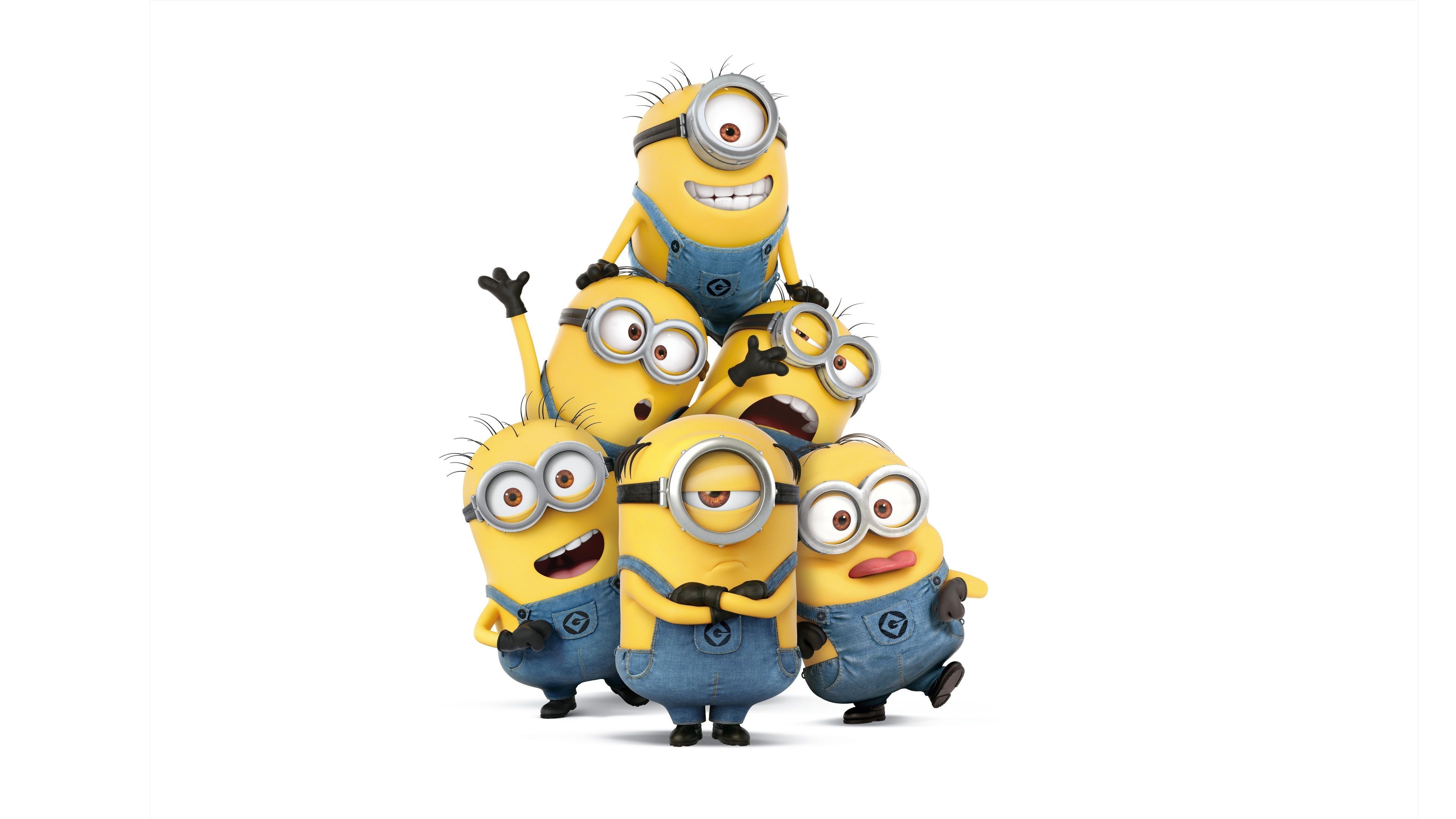Stuart the Minion, Minions, Minion pyramid, Despicable Me, 4K Desktop wallpaper