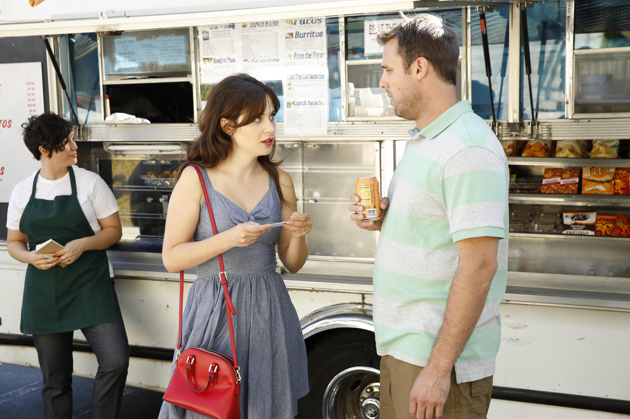 New Girl, Dating app episode, Dice game, Romantic comedy, 2050x1370 HD Desktop