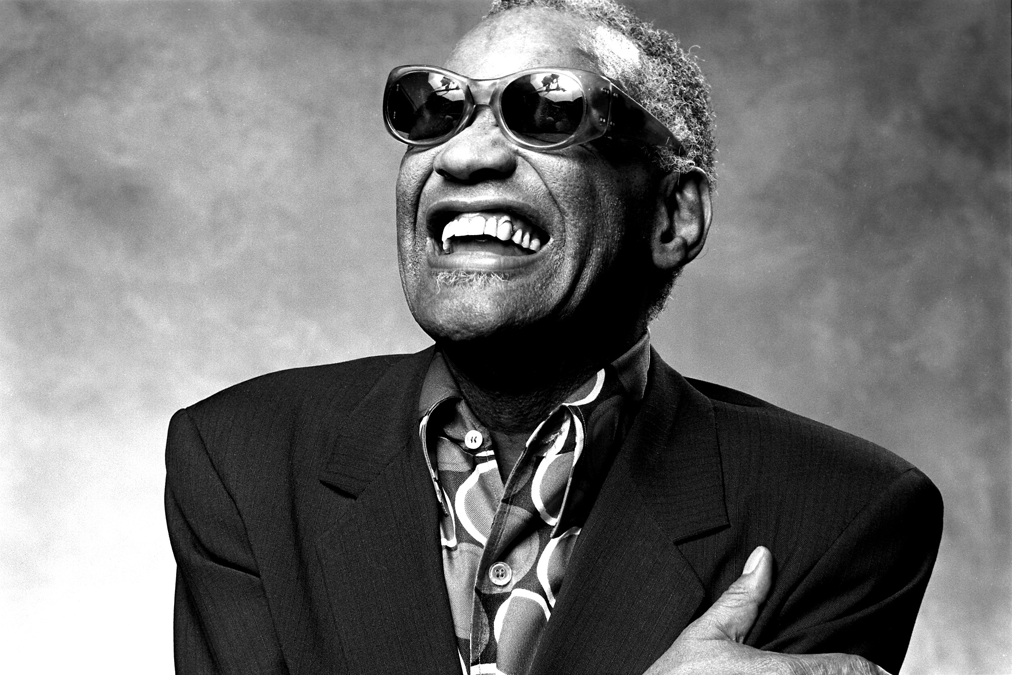 Ray Charles, Christopher Simpson's wallpaper, Iconic portrait, Legendary artist, 2000x1340 HD Desktop