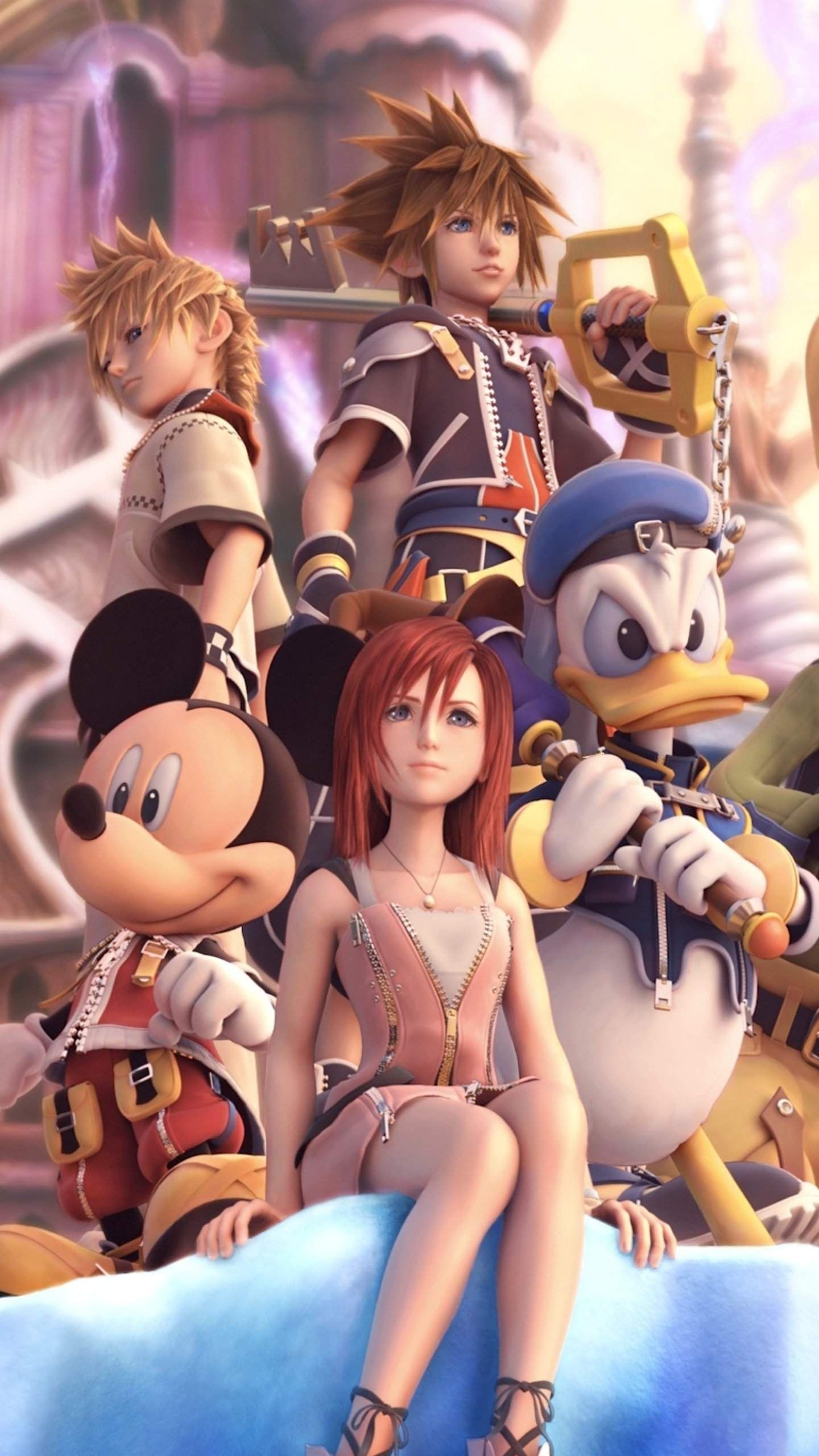 Roxas (Kingdom Hearts), Video games, KH art, KH III, 1440x2560 HD Phone