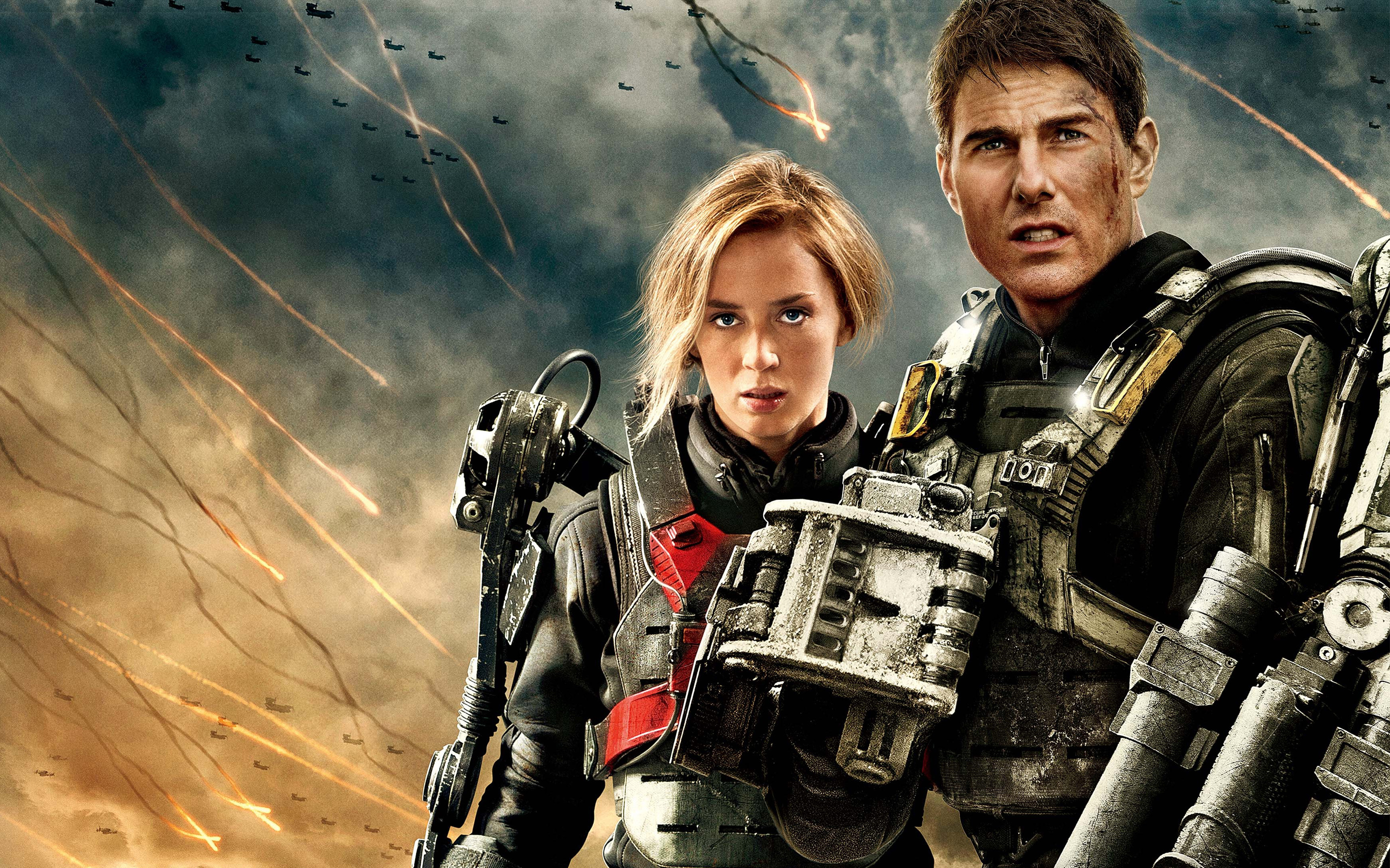 Edge of Tomorrow, High-definition wallpaper, Futuristic sci-fi, Gripping storyline, 2880x1800 HD Desktop