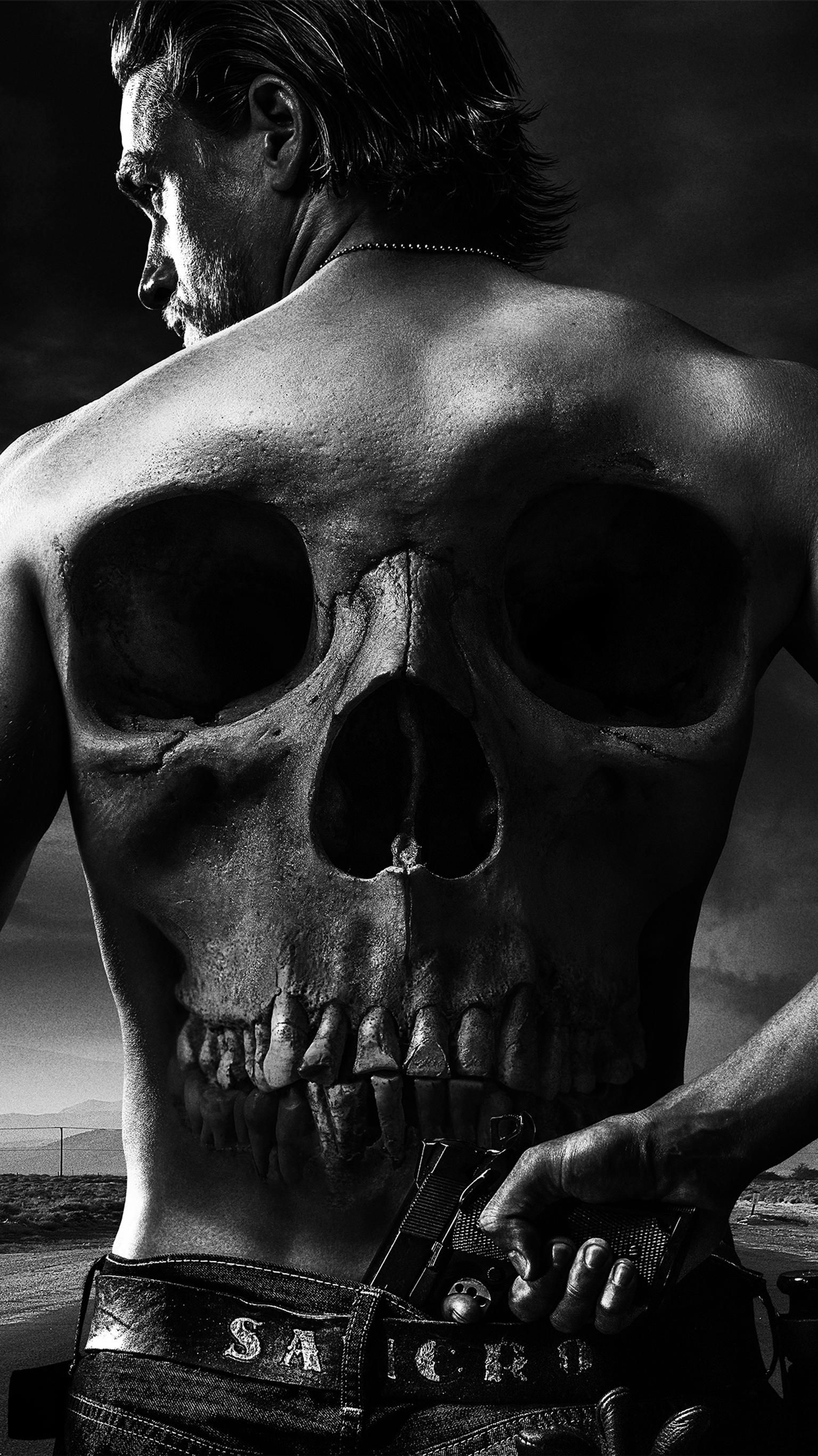 Jax Teller, Carved skull back, SAMCRO belt buckle, HD Phone wallpaper