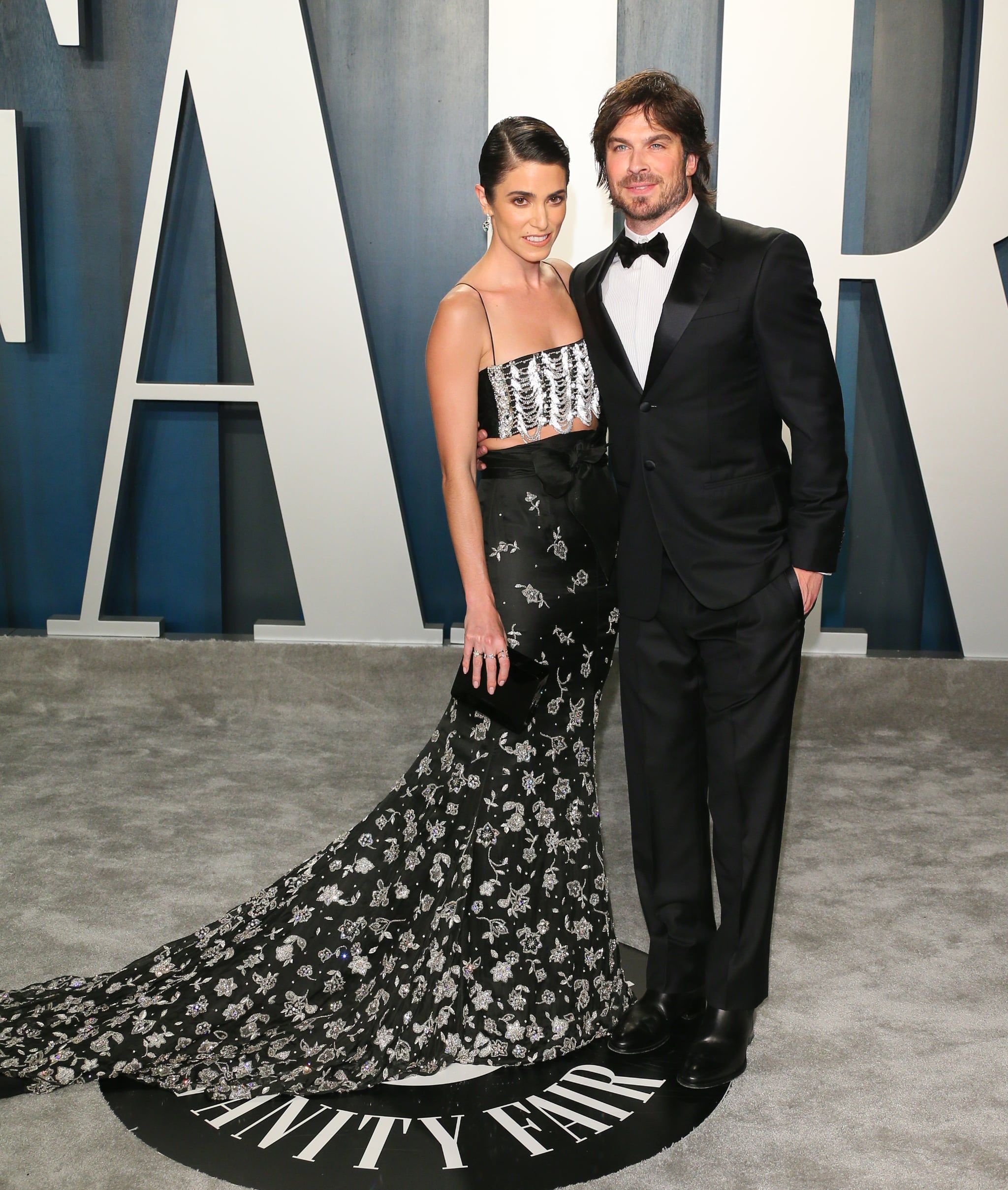 Ian Somerhalder, Nikki Reed, Vanity Fair Oscars party, Glamorous night, 2050x2420 HD Phone