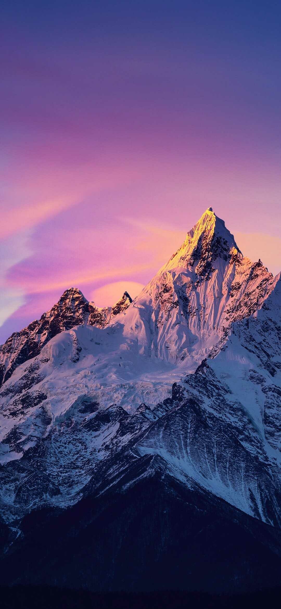 Mountain's awe-inspiring wonder, Wallpaper perfection, Majestic nature delight, 1080x2340 HD Phone