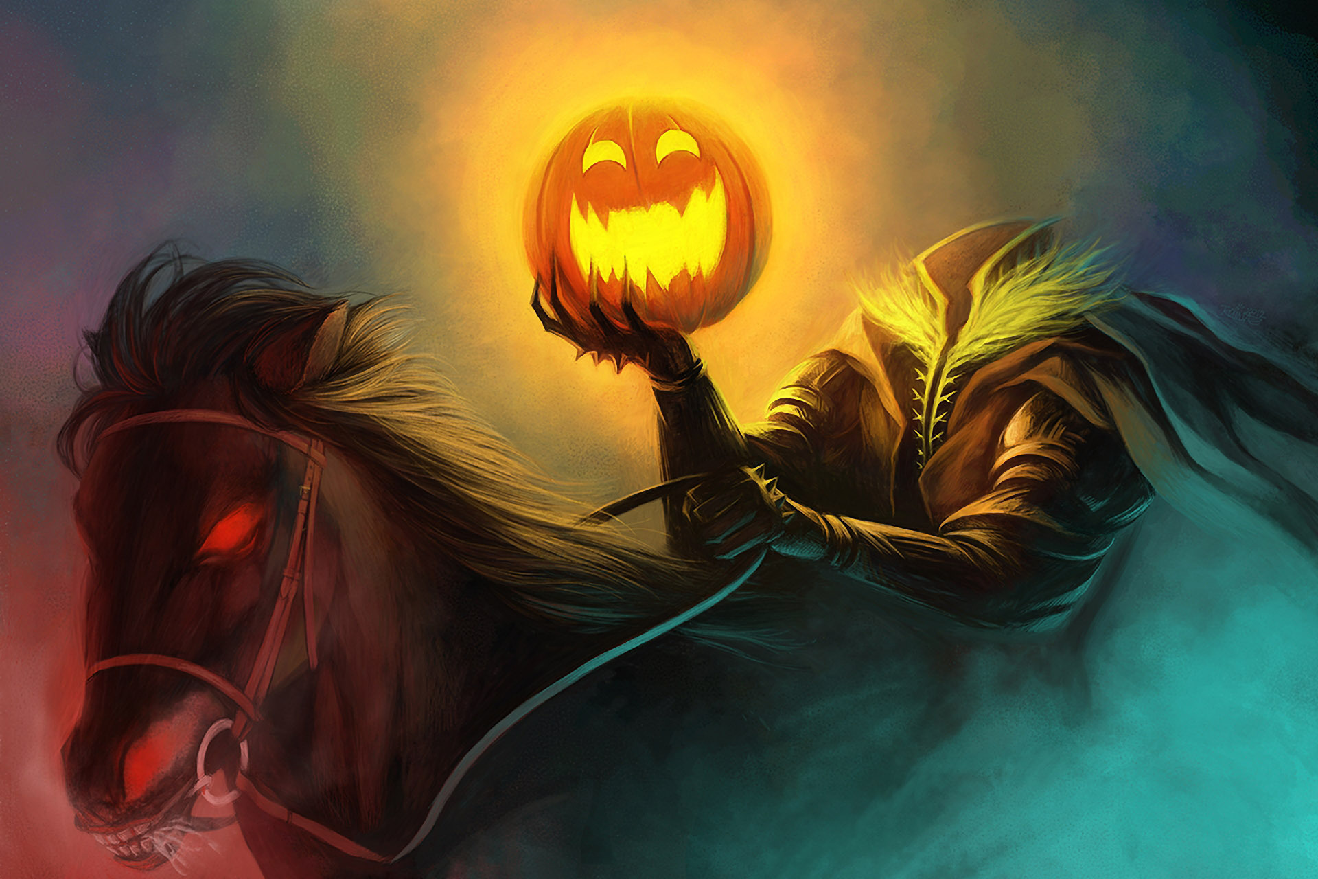 Headless Horseman, Sleepy Hollow, Turn the page, 1920x1280 HD Desktop