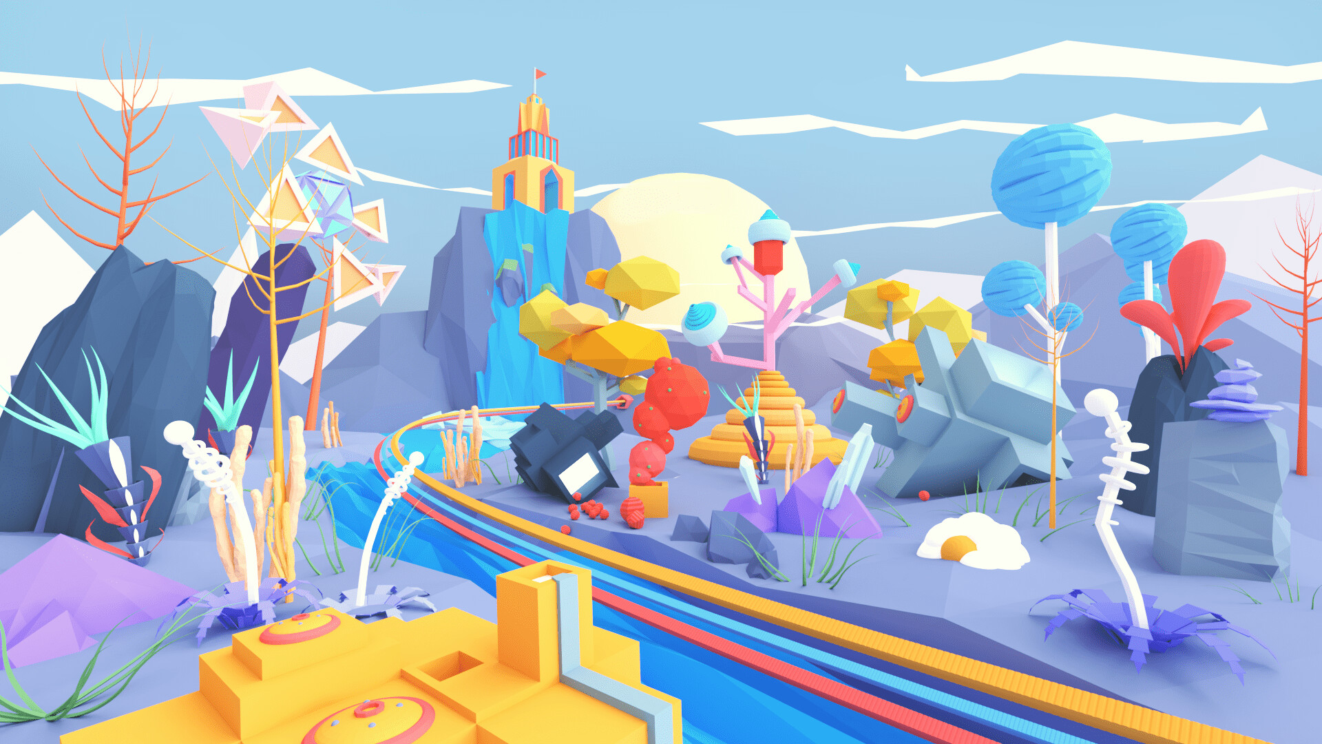 Decentraland, Virtual world, Building, Opportunity, 1920x1080 Full HD Desktop