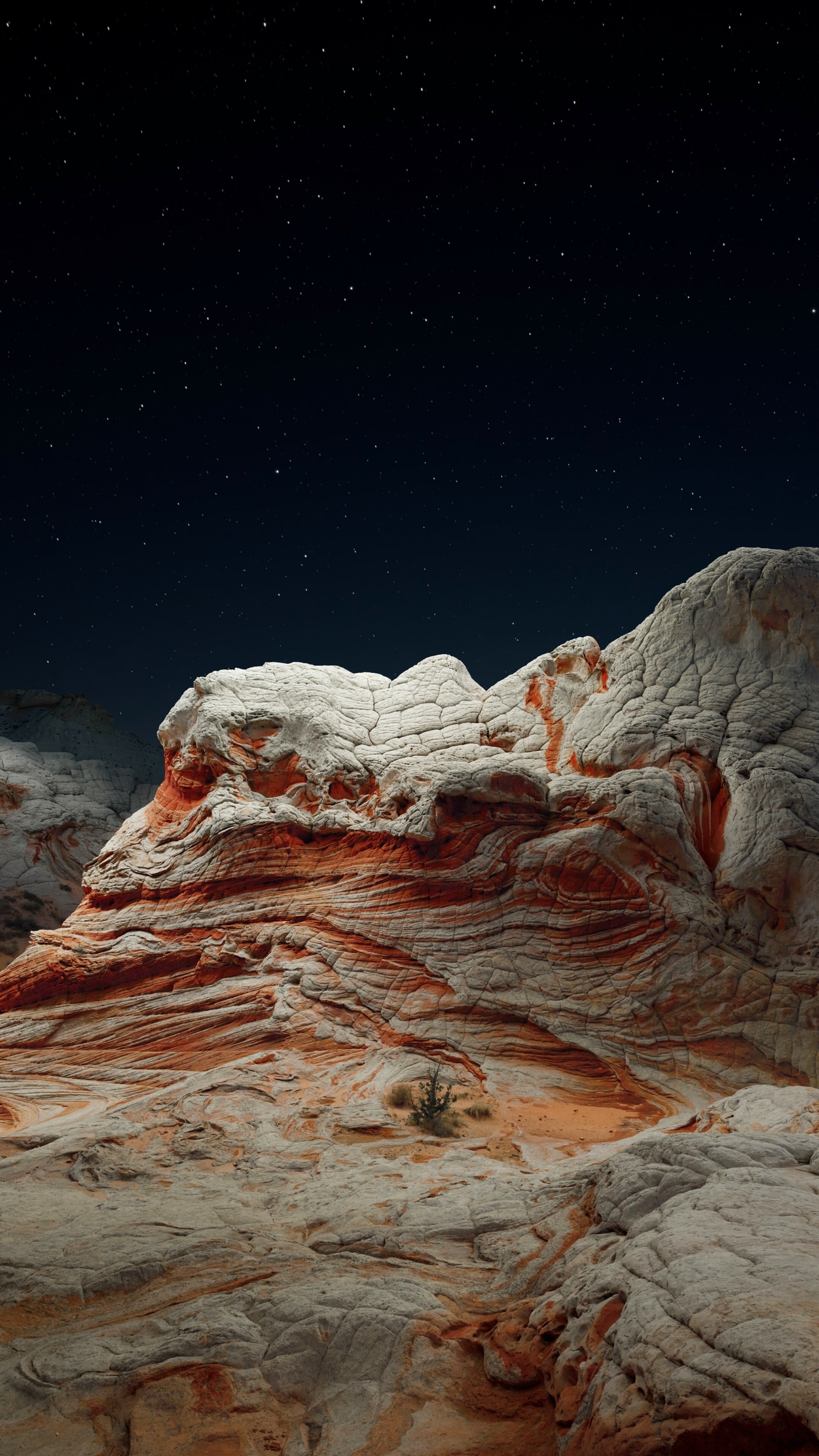 Desert landscapes, Night sky, Sony Xperia wallpapers, iOS wallpaper, 2160x3840 4K Phone