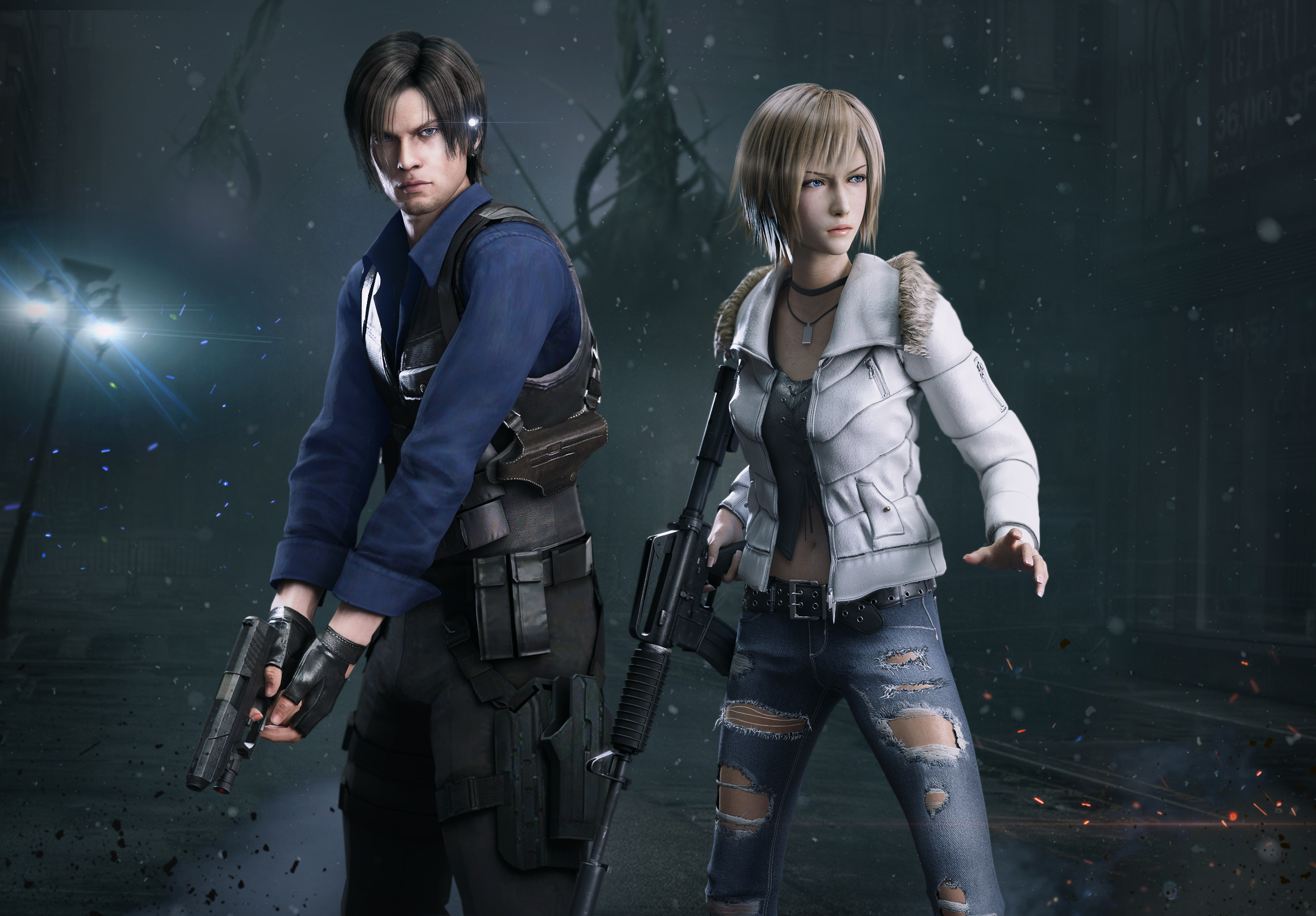 Leon S. Kennedy, Sherry Birkin, Resident Evil 6, HD Desktop wallpaper