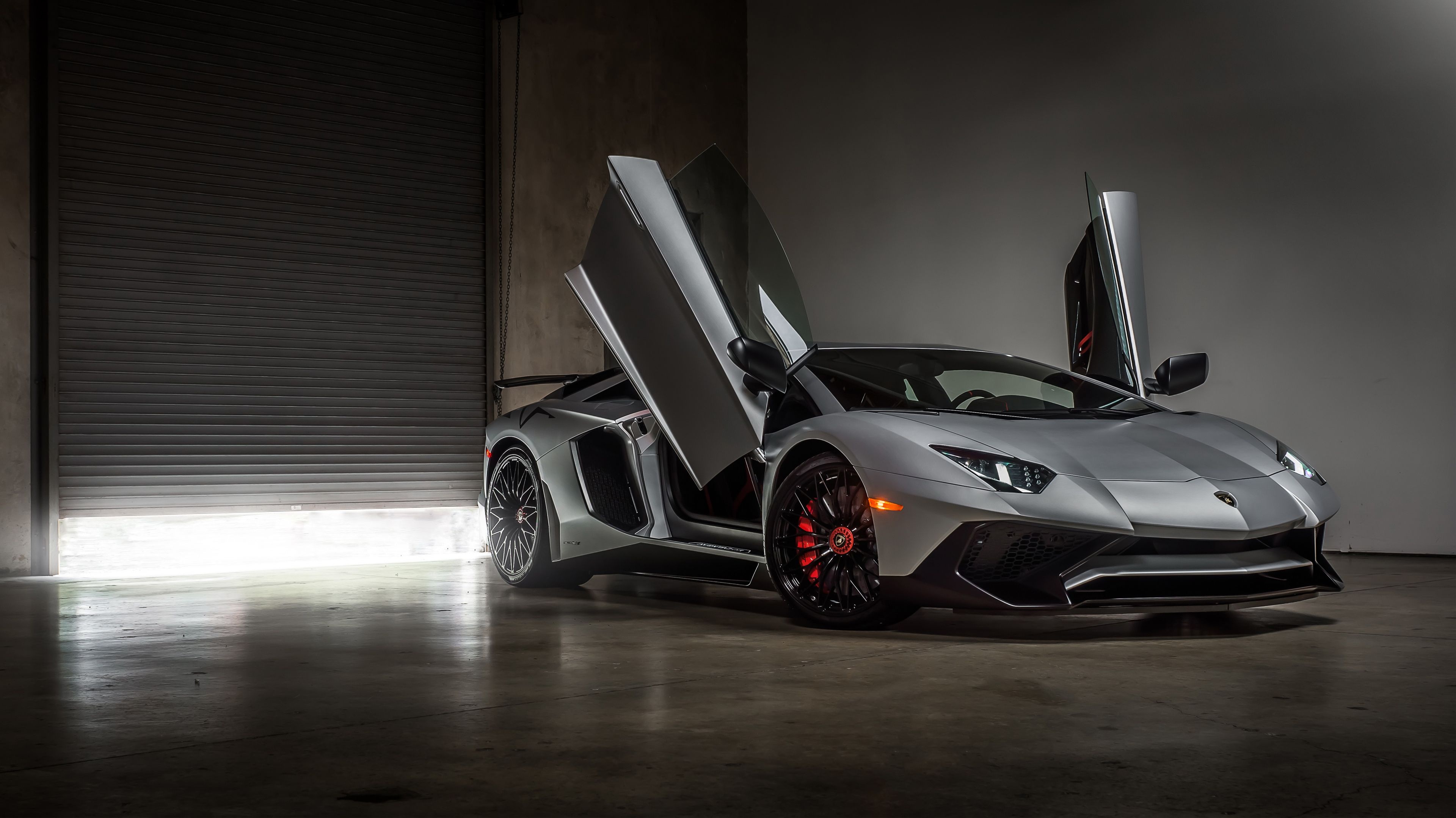 LP750-4 SV Doors Up, LP Cars Wallpaper, 3840x2160 4K Desktop