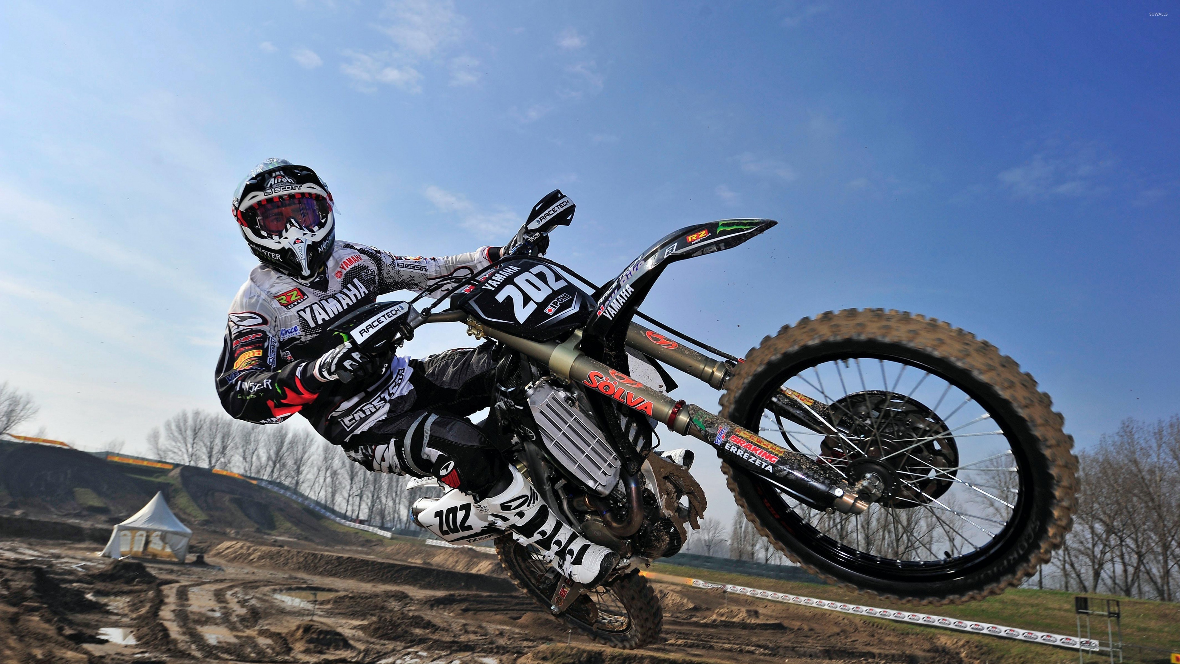 Motocross wallpaper, Sport wallpapers, High-flying action, Exciting races, 3840x2160 4K Desktop