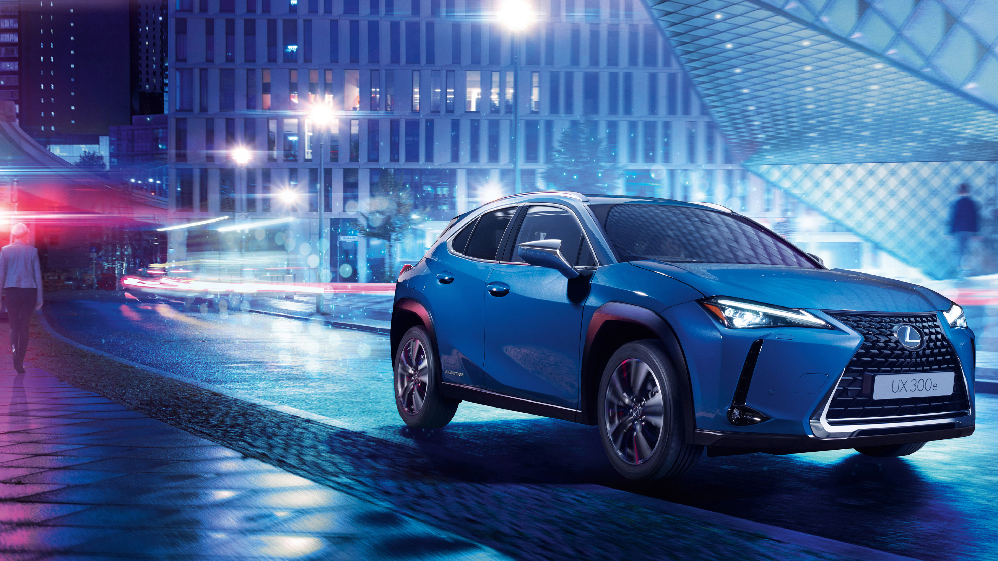 Lexus UX auto, Cars desktop wallpapers, Lexus UX 300e, Electric vehicle, 3840x2160 4K Desktop