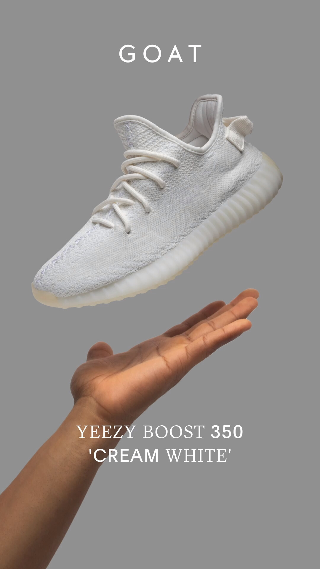 Yeezy Boost 350 v2, Cream white, Triple white, Fashion shoes, 1080x1920 Full HD Phone