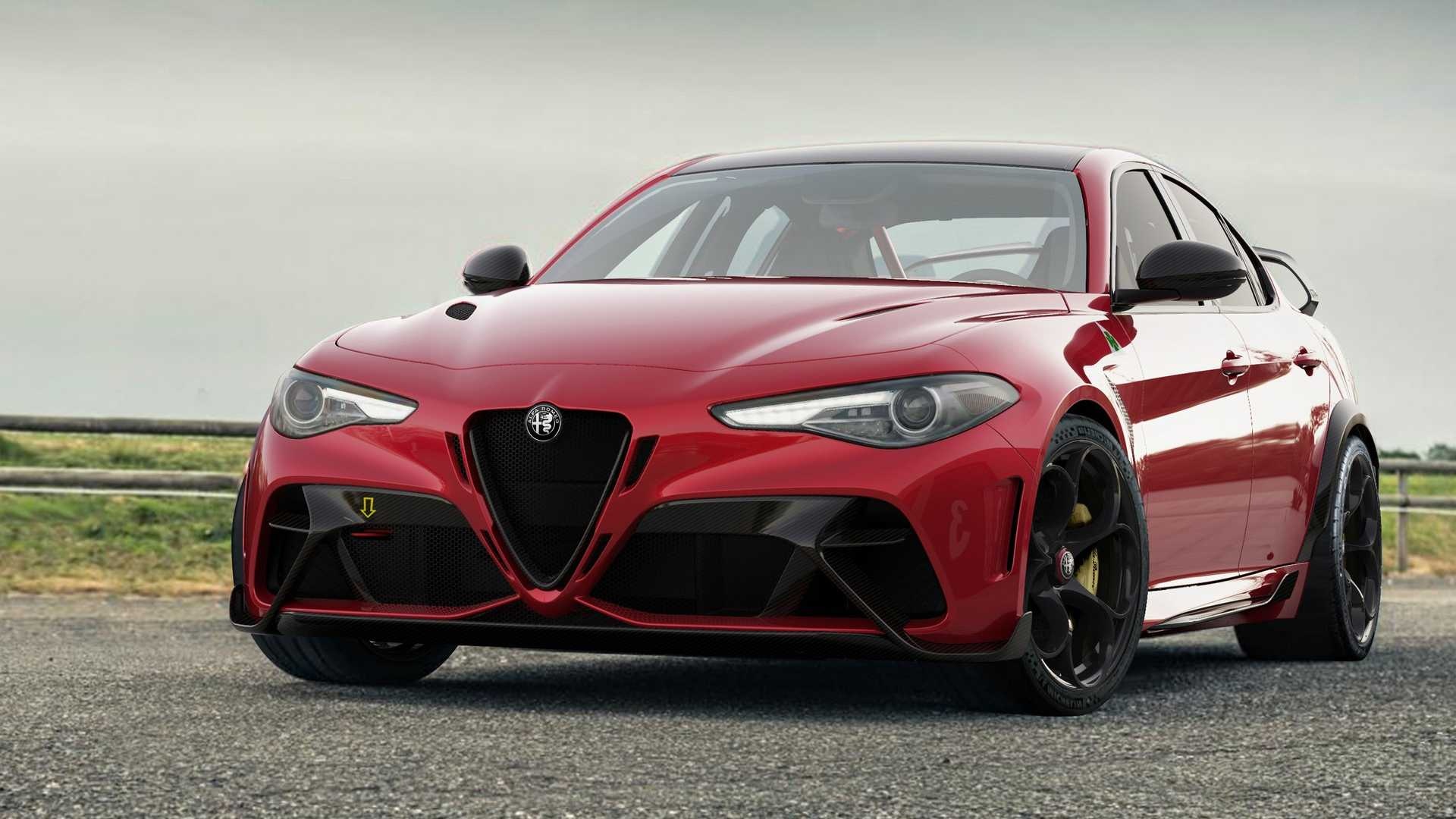 Giulia GTAm Front View, Alfa Romeo Wallpaper, 1920x1080 Full HD Desktop