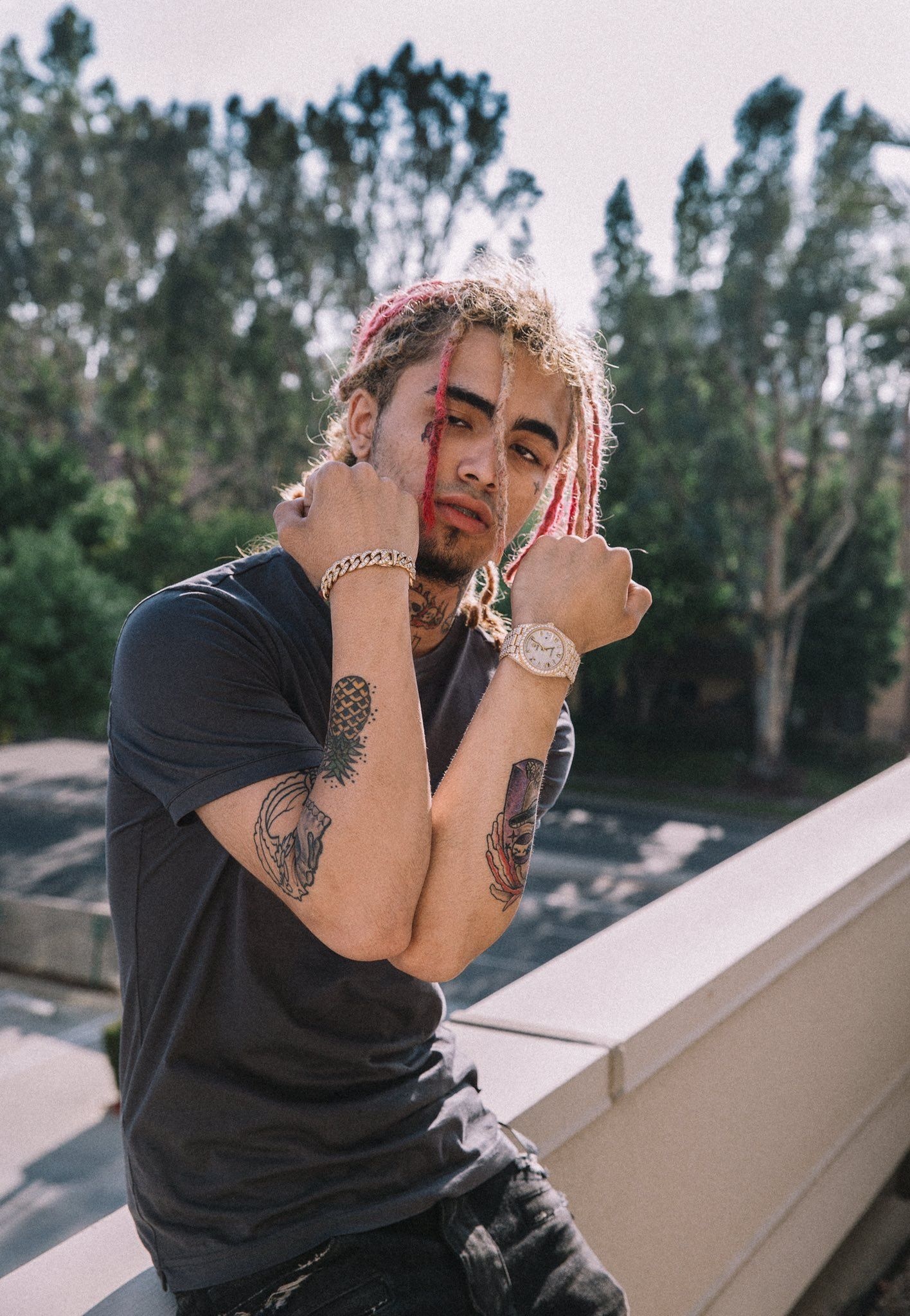 Lil Pump, Lil Pump theme, Memorable image, Visual impact, 1420x2050 HD Phone