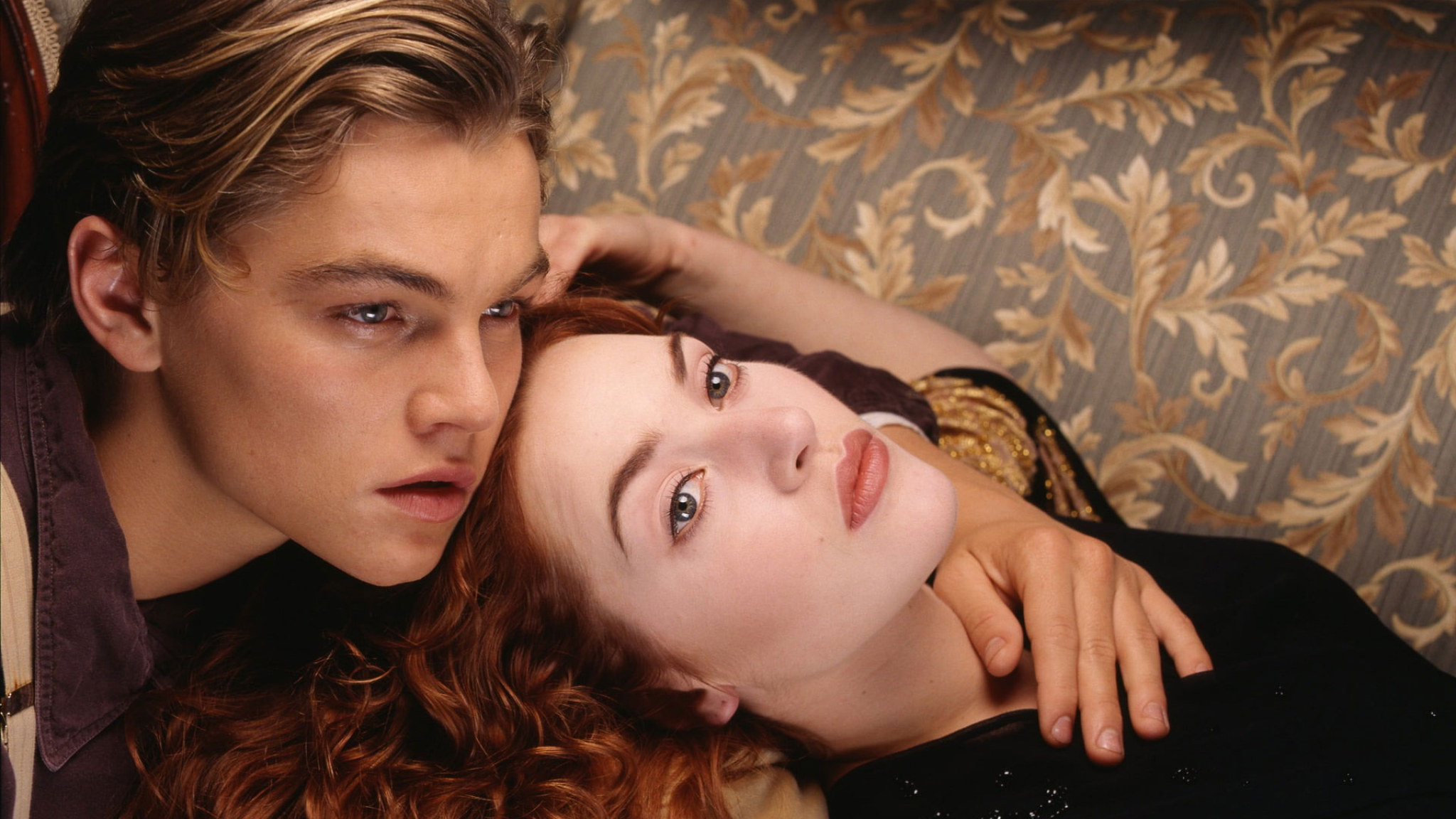 Titanic movie, Leonardo DiCaprio, Kate Winslet, Romantic drama, 2050x1160 HD Desktop