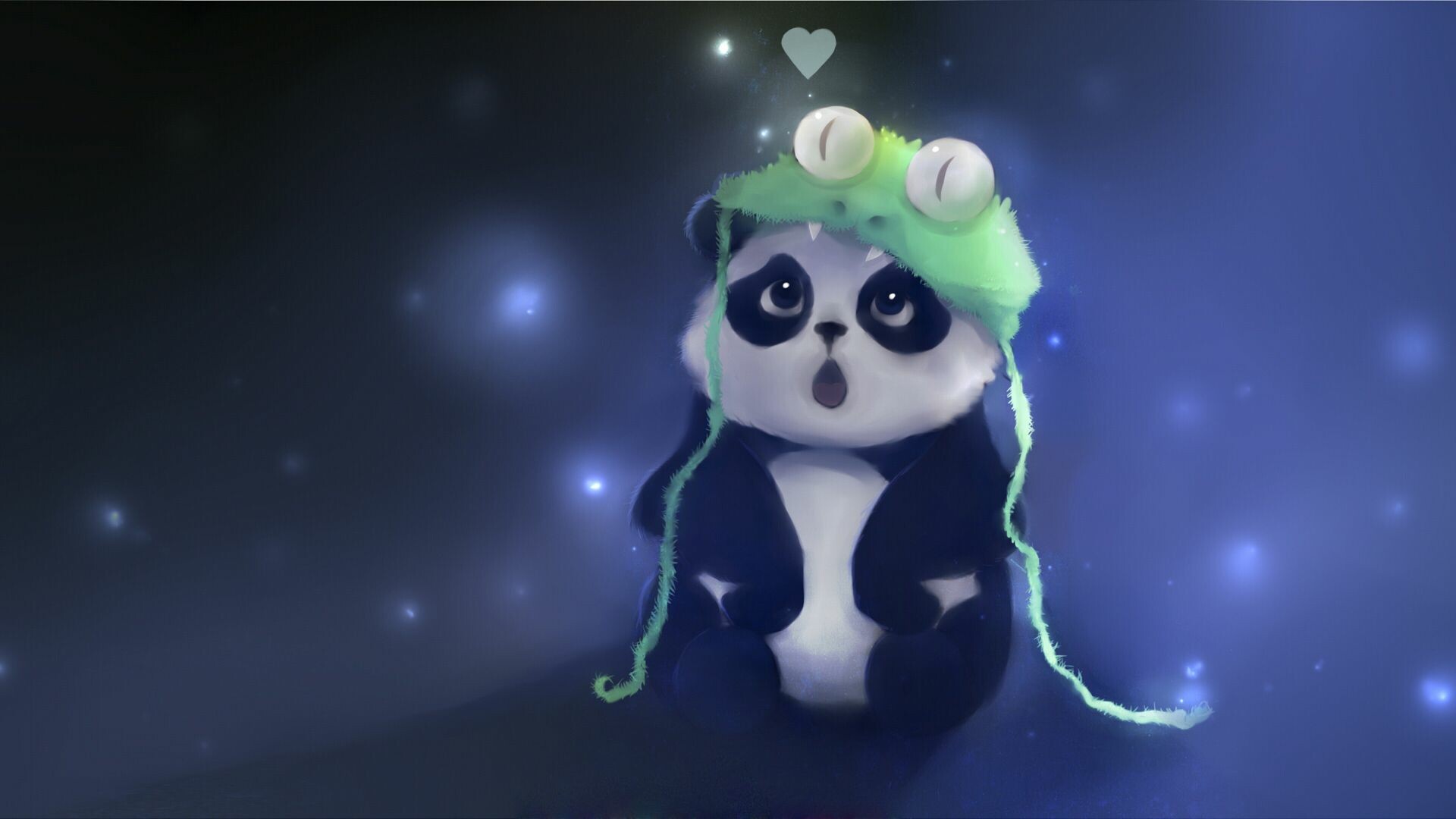 Cartoon panda, Whimsical illustrations, iPhone wallpapers, Playful and animated, 1920x1080 Full HD Desktop