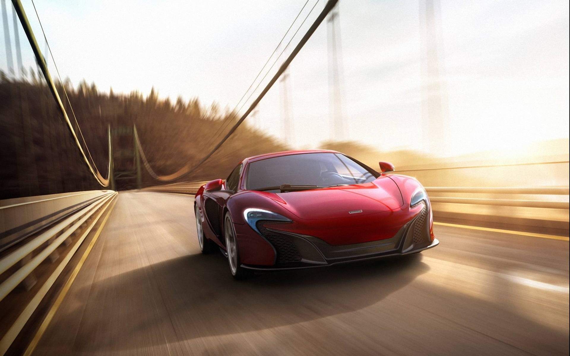 McLaren 675 LT, Red McLaren, HD wallpaper, 1920x1200 HD Desktop