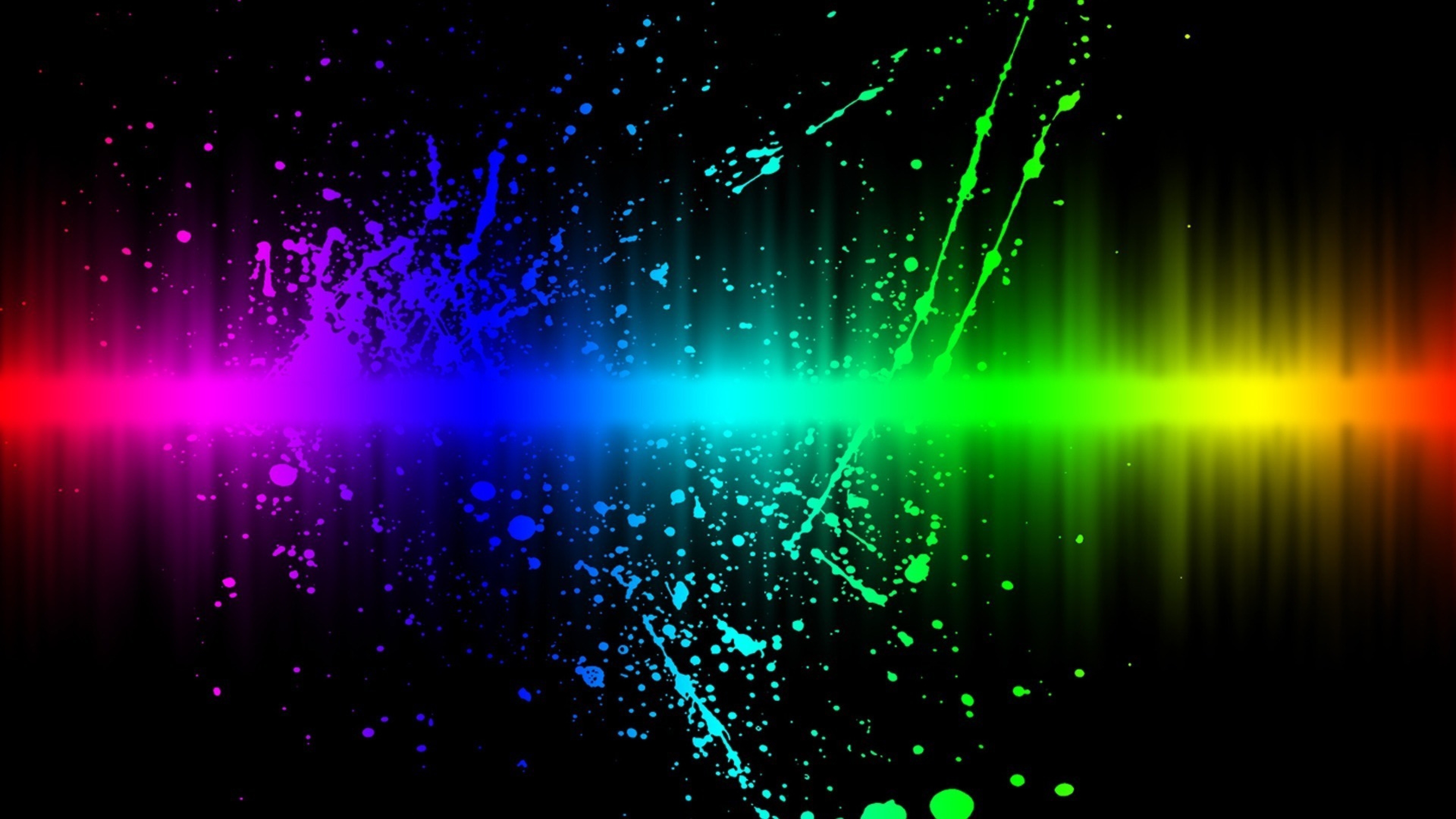 Color Splash, Rainbow Colored Wallpaper, 3840x2160 4K Desktop