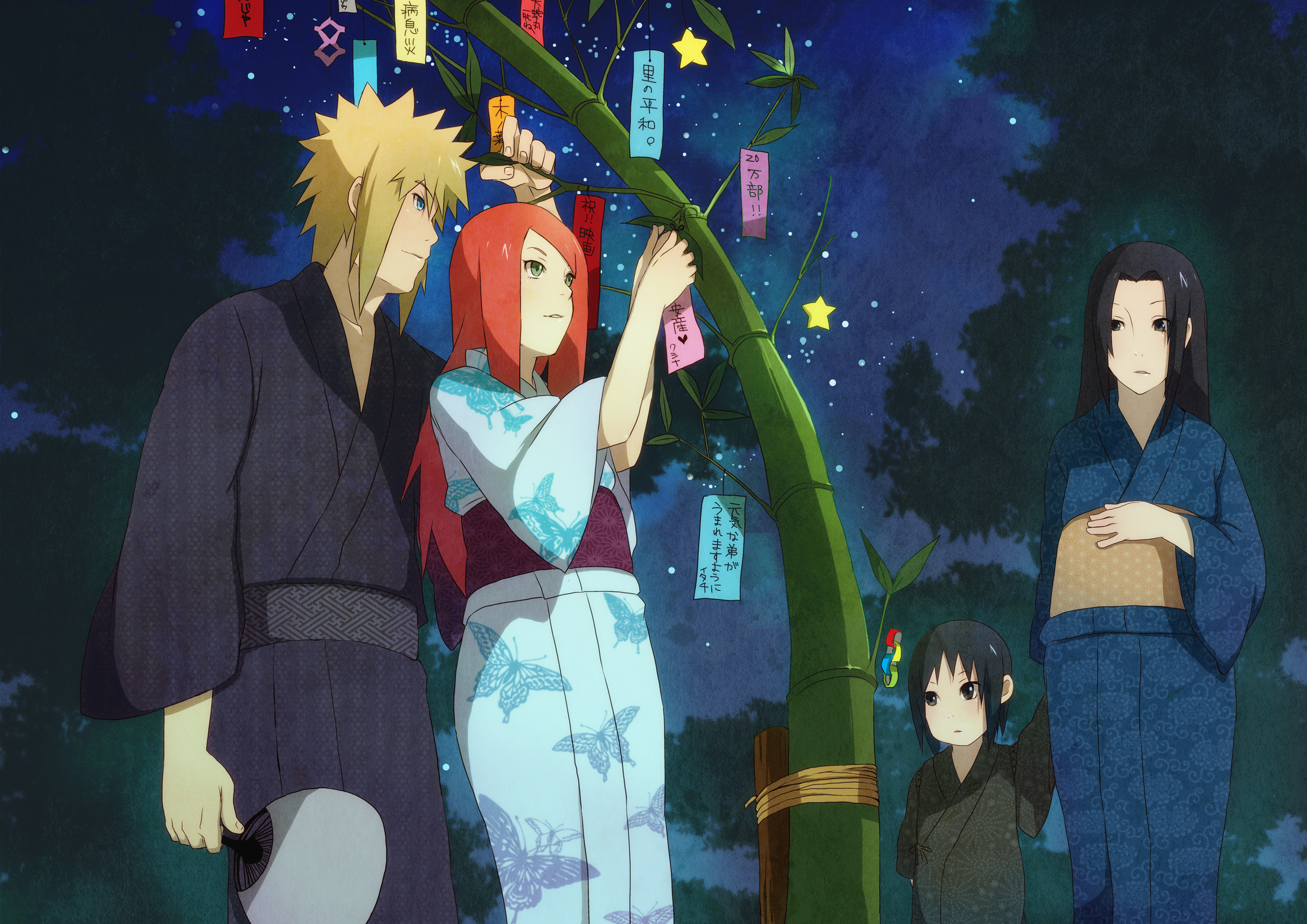 Kushina Uzumaki, Anime connection, Uchiha clan, Minato Namikaze, 2480x1760 HD Desktop