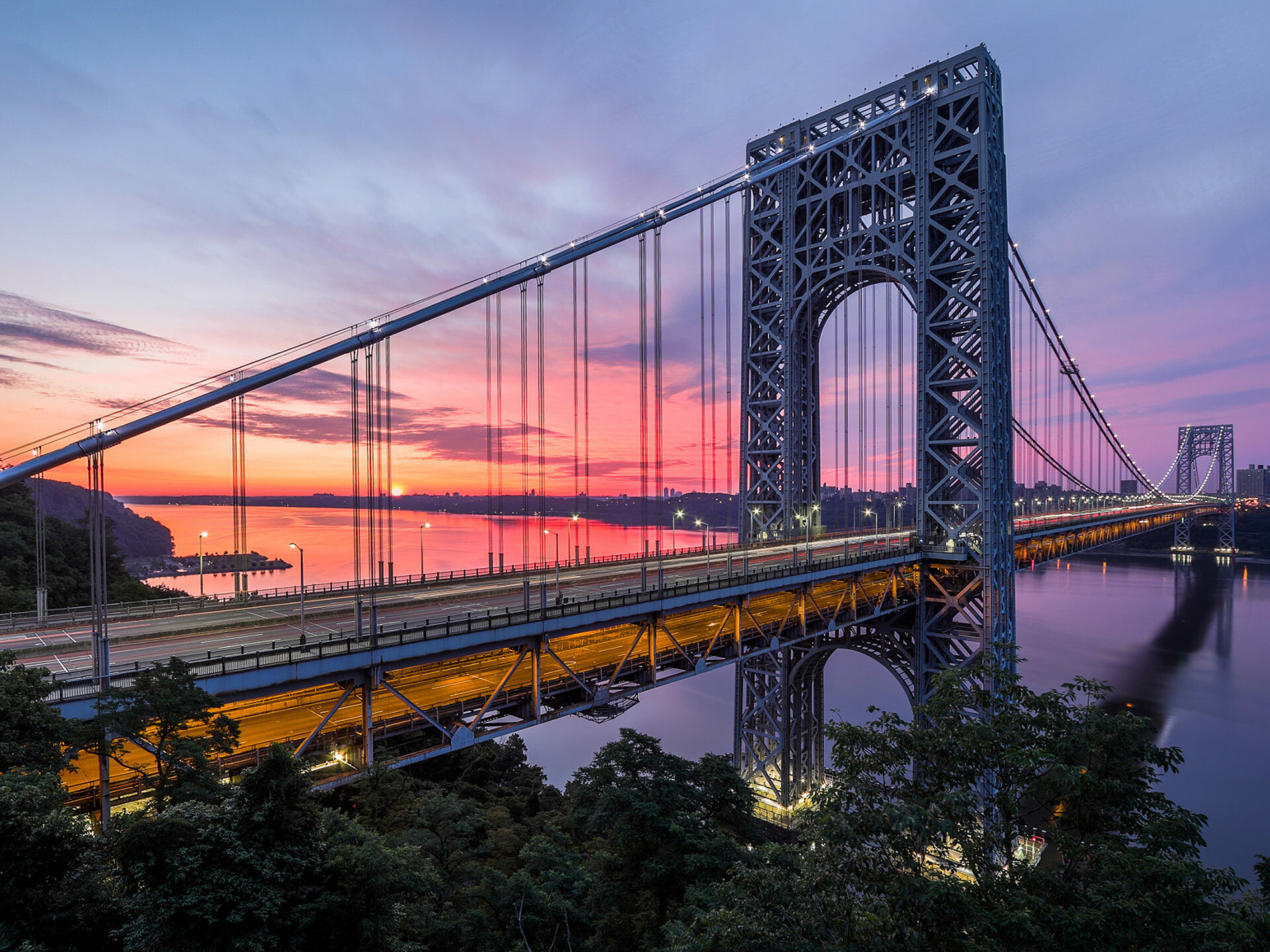 George Washington Bridge, United States Wallpaper, 1920x1440 HD Desktop