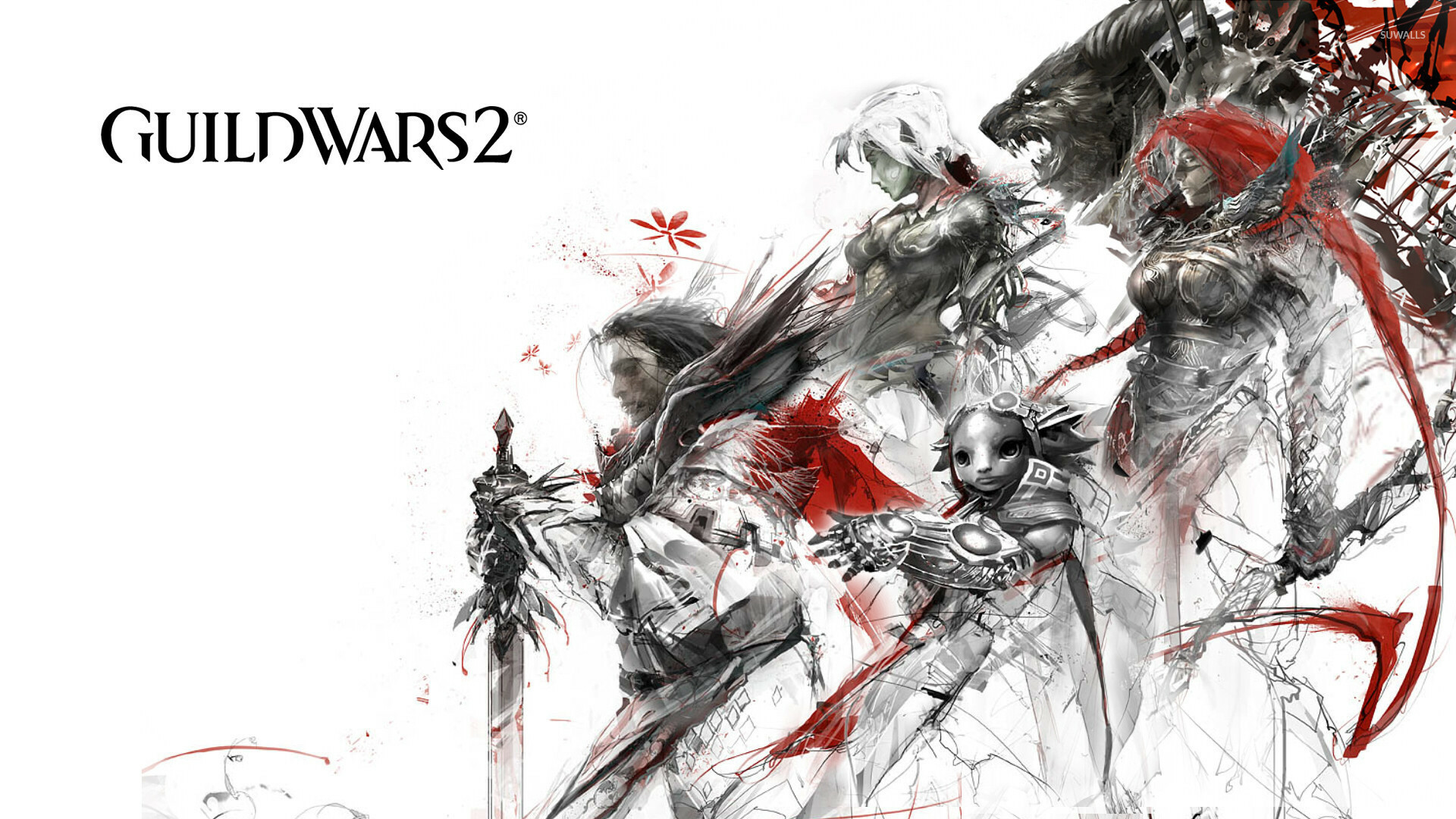 Art poster, Guild Wars Wallpaper, 1920x1080 Full HD Desktop