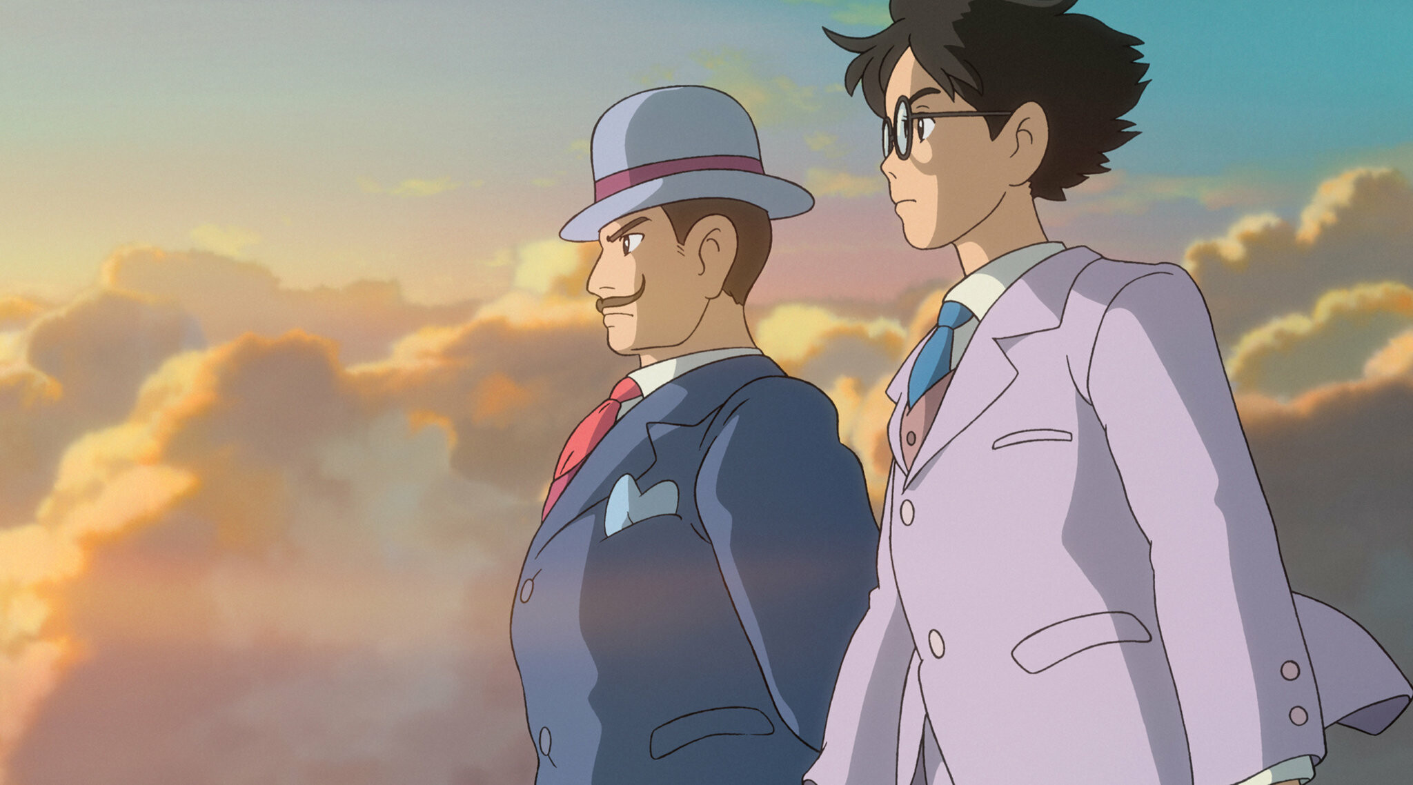 Giovanni Battista Caproni and Jiro Horikoshi, The Wind Rises Wallpaper, 2050x1140 HD Desktop