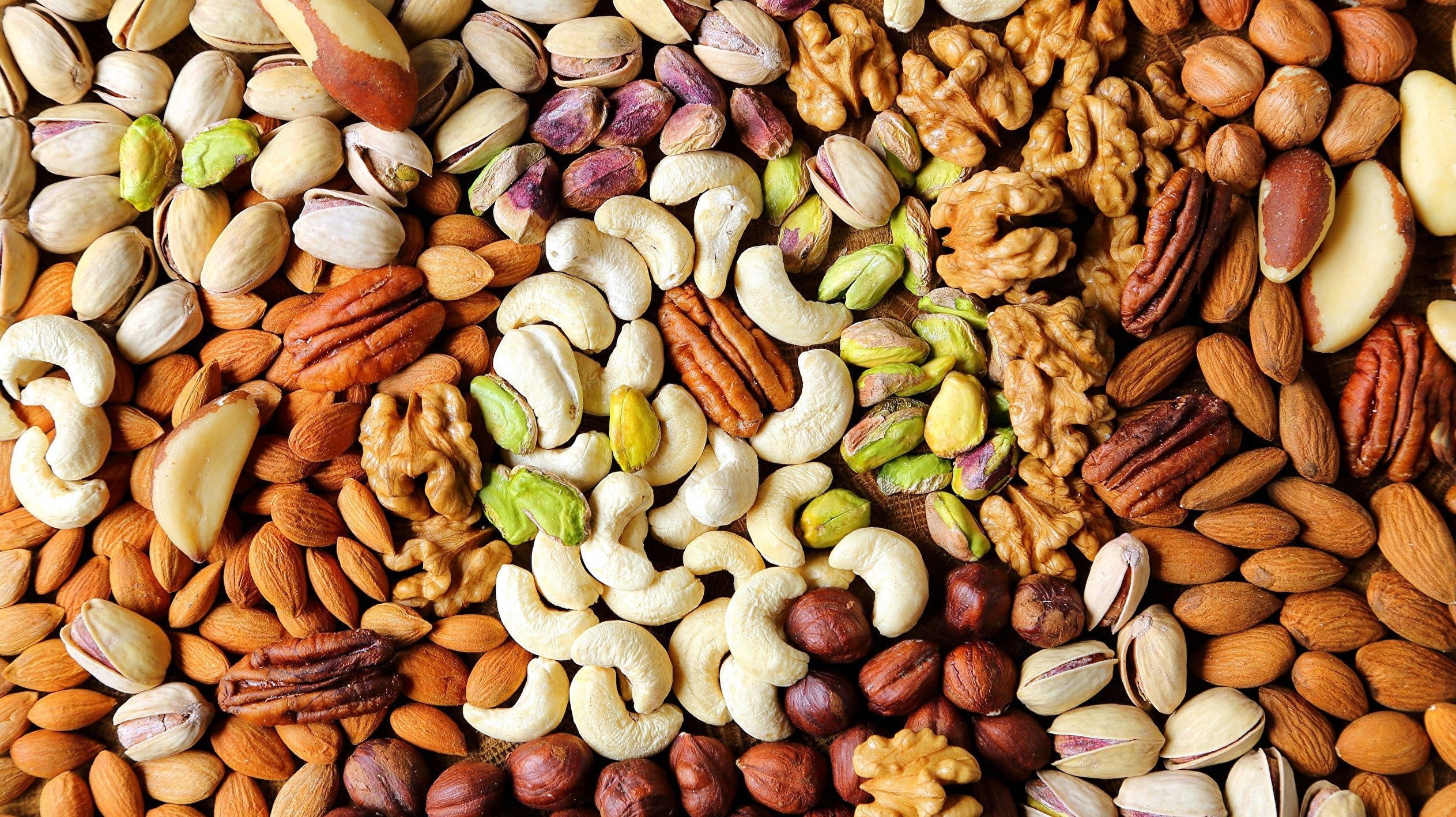 Cashew Nuts, Food photography, Culinary delight, Visual appeal, 2530x1420 HD Desktop
