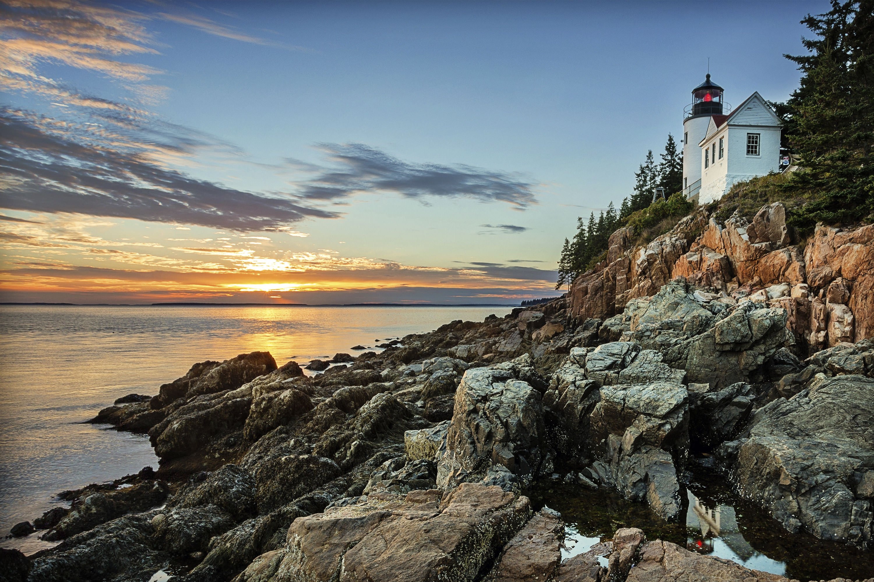 Mount Desert Island, Travels, National park, Waterfront lodging, 3000x2000 HD Desktop