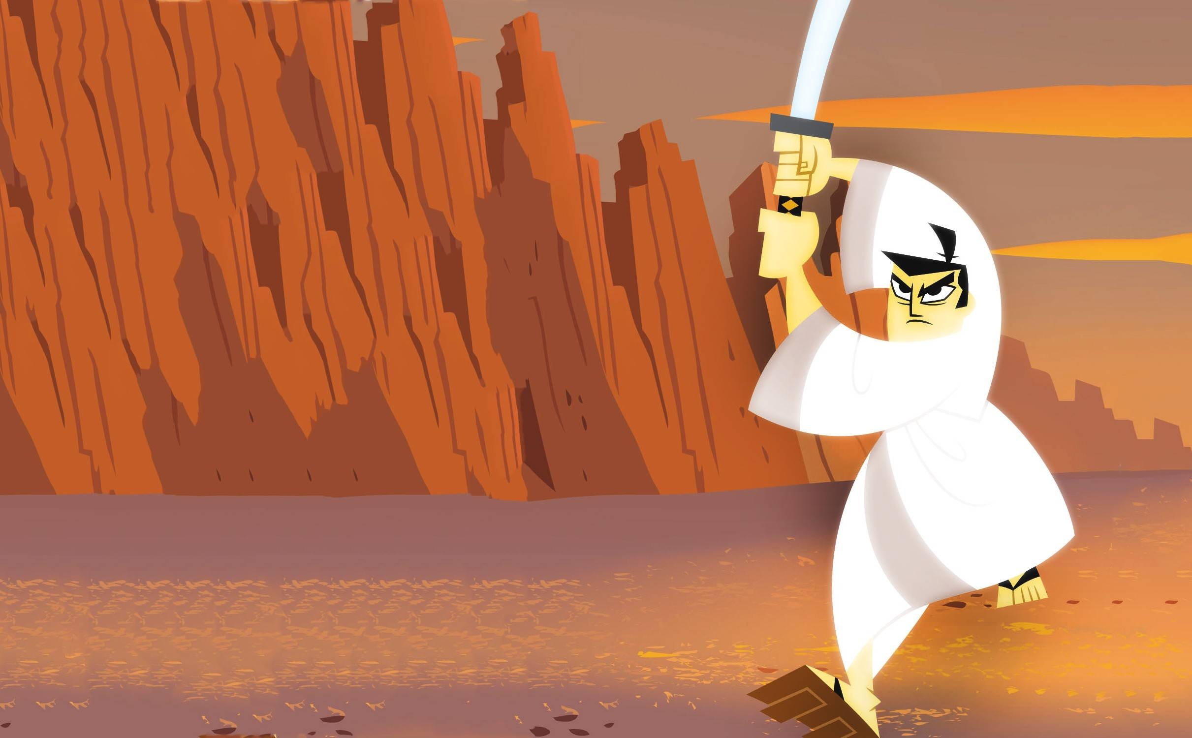 Samurai Jack, Cartoon network, Samurai sword, HD wallpaper, 2430x1500 HD Desktop