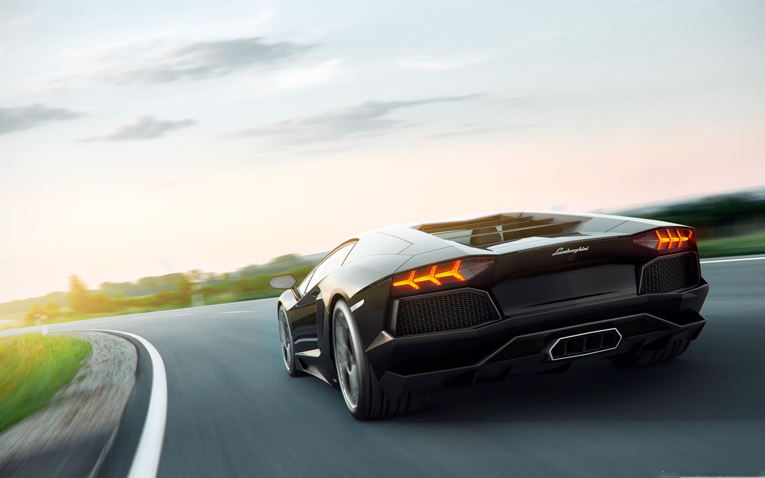 Lamborghini Aventador art, MacBook Air wallpaper, 2560x1600 HD Desktop