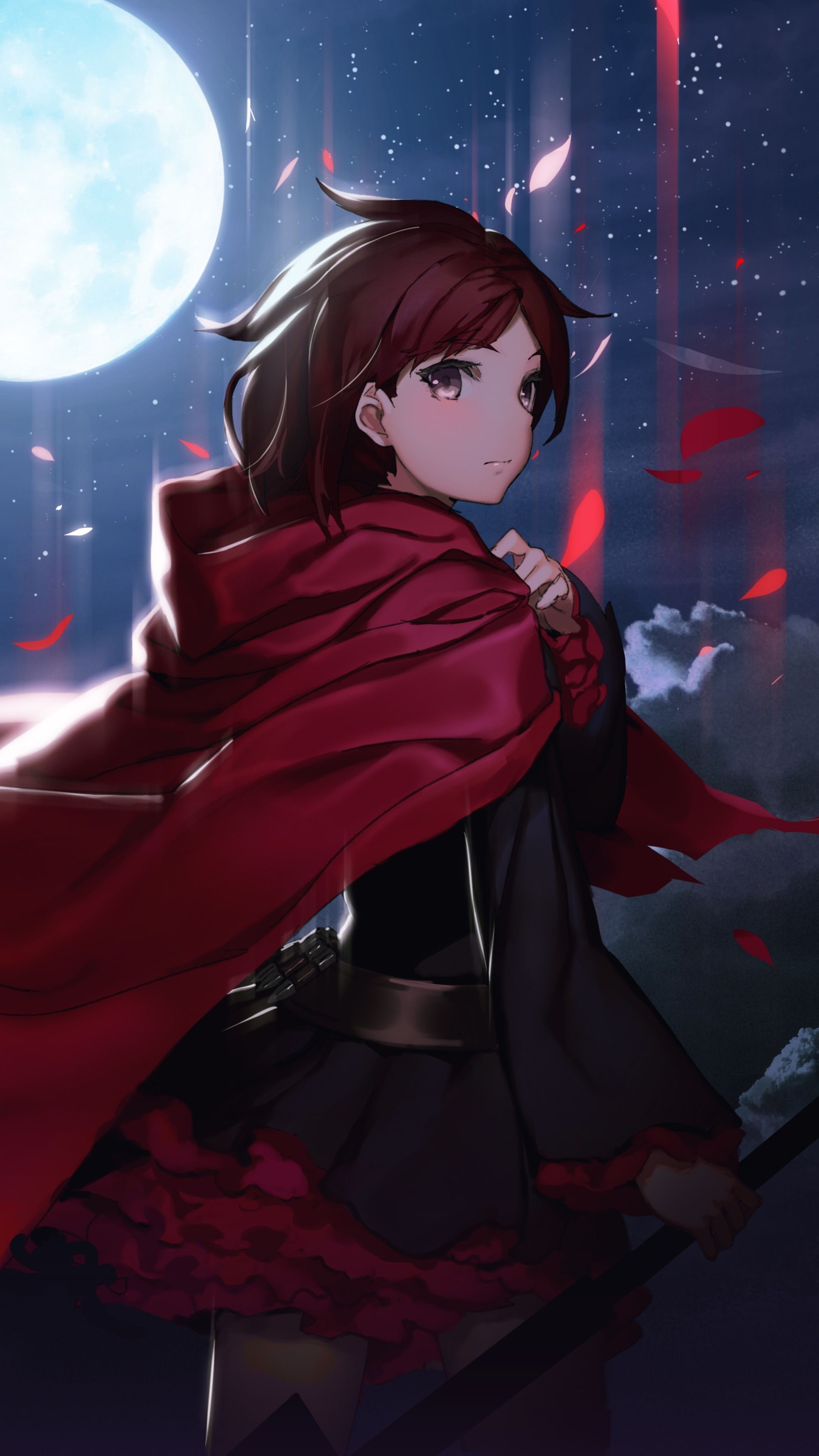 Ruby Rose, Anime Phone Wallpaper, 2160x3840 4K Phone