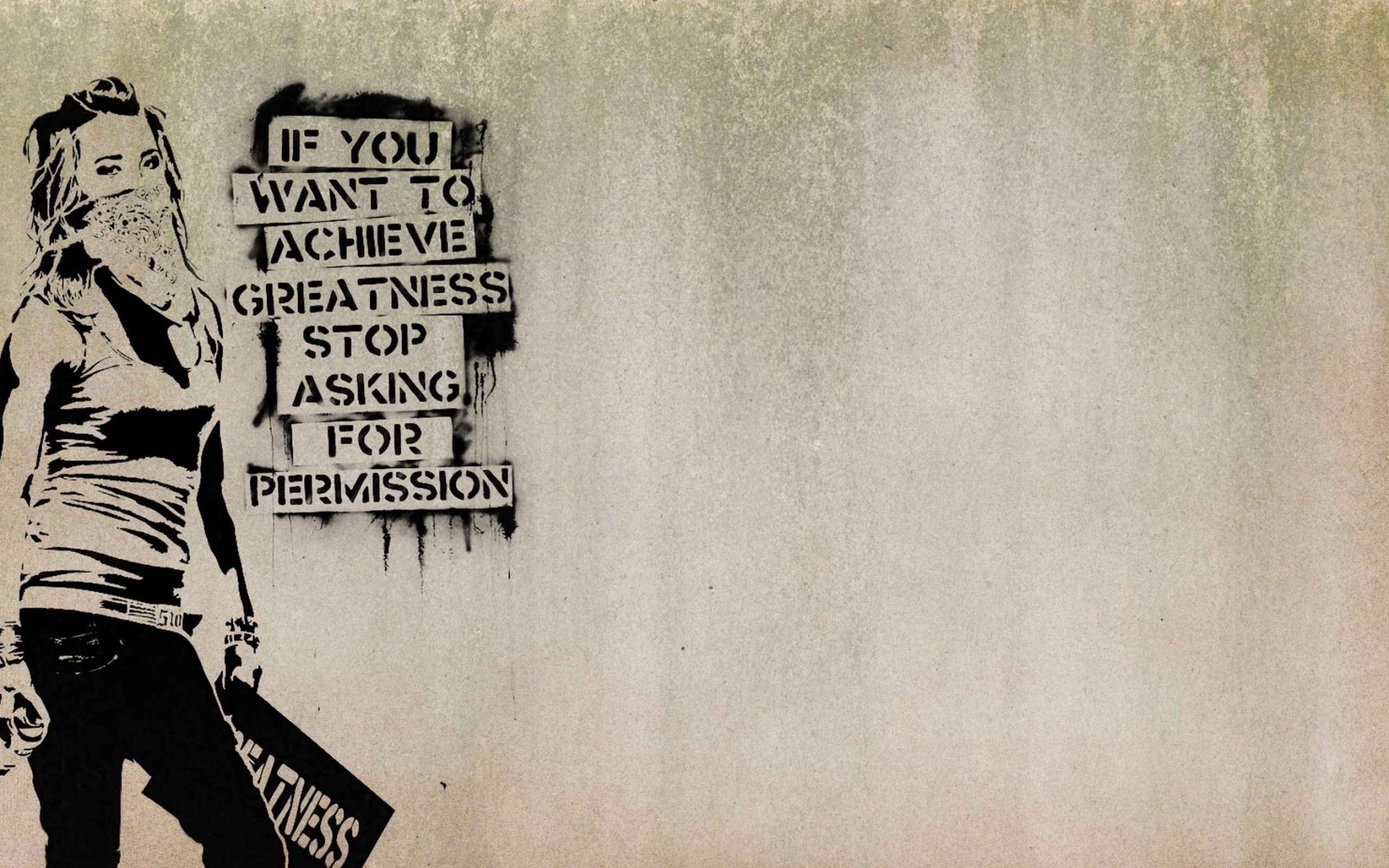 Banksy, Mobile art wallpaper, Artist's digital creations, Portable graffiti, 2560x1600 HD Desktop