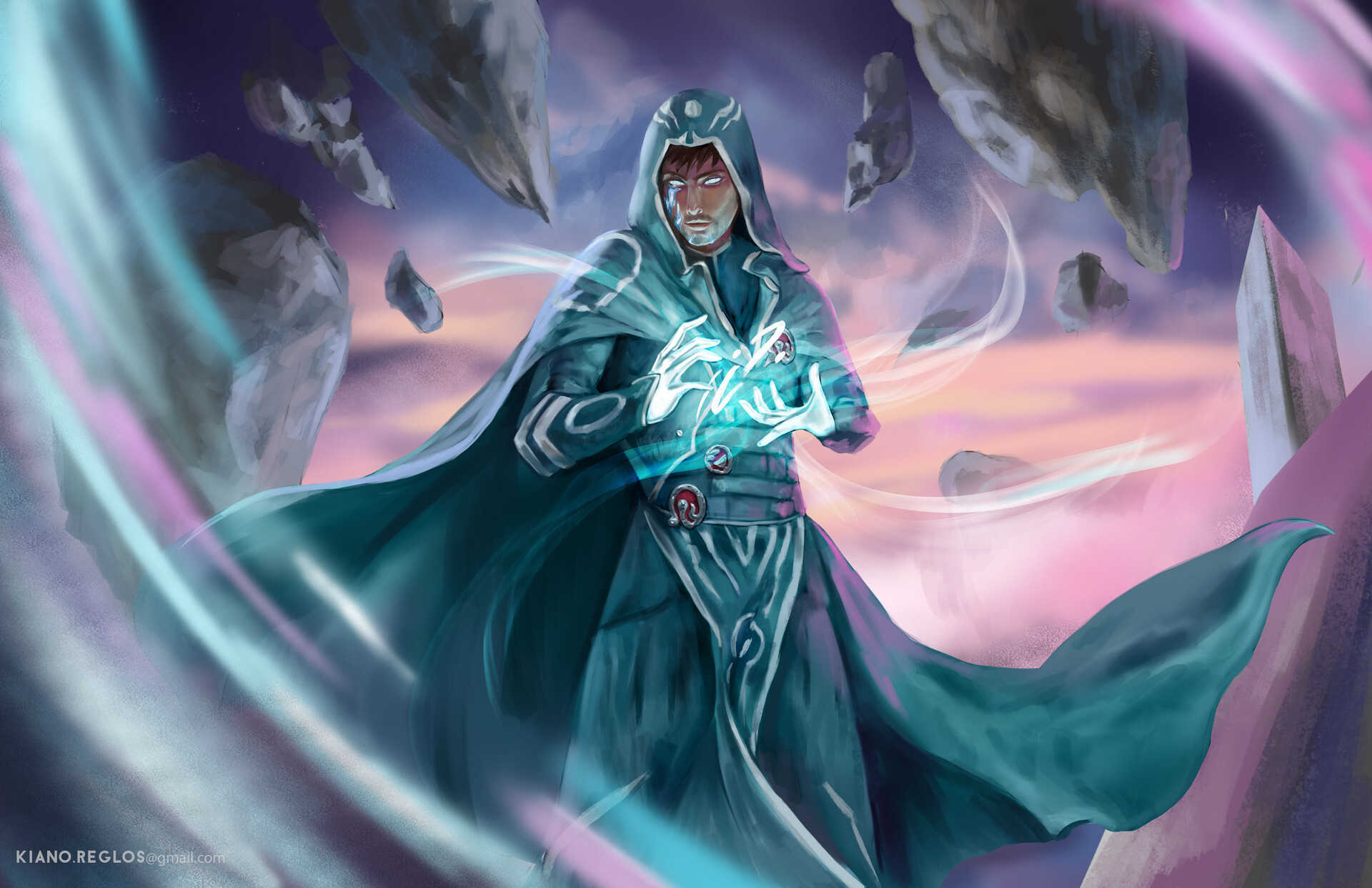 Jace Beleren, MTG fanart, ArtStation, Gaming, 1920x1250 HD Desktop