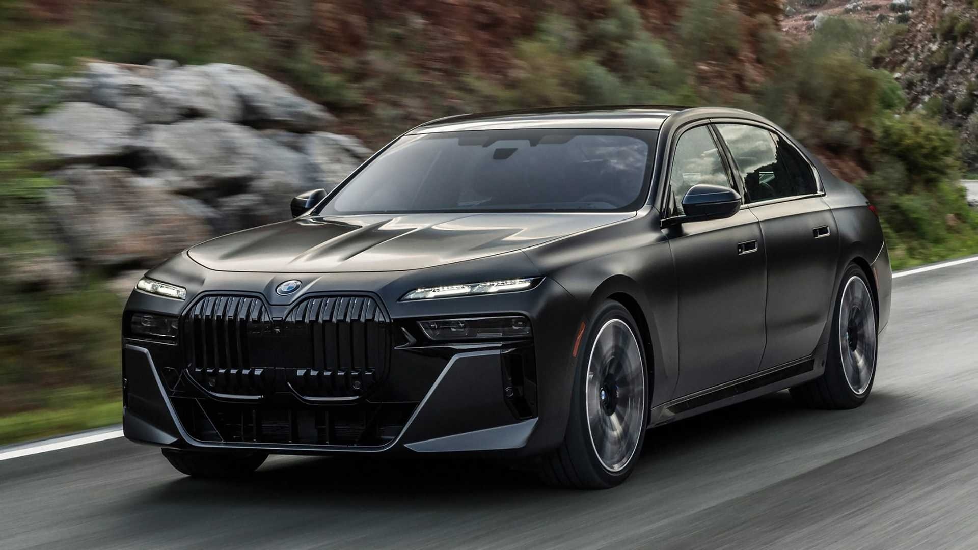 BMW i7, Luxury Sedan, Electric i7, New Model Reveal, BMW Innovations, 1920x1080 Full HD Desktop