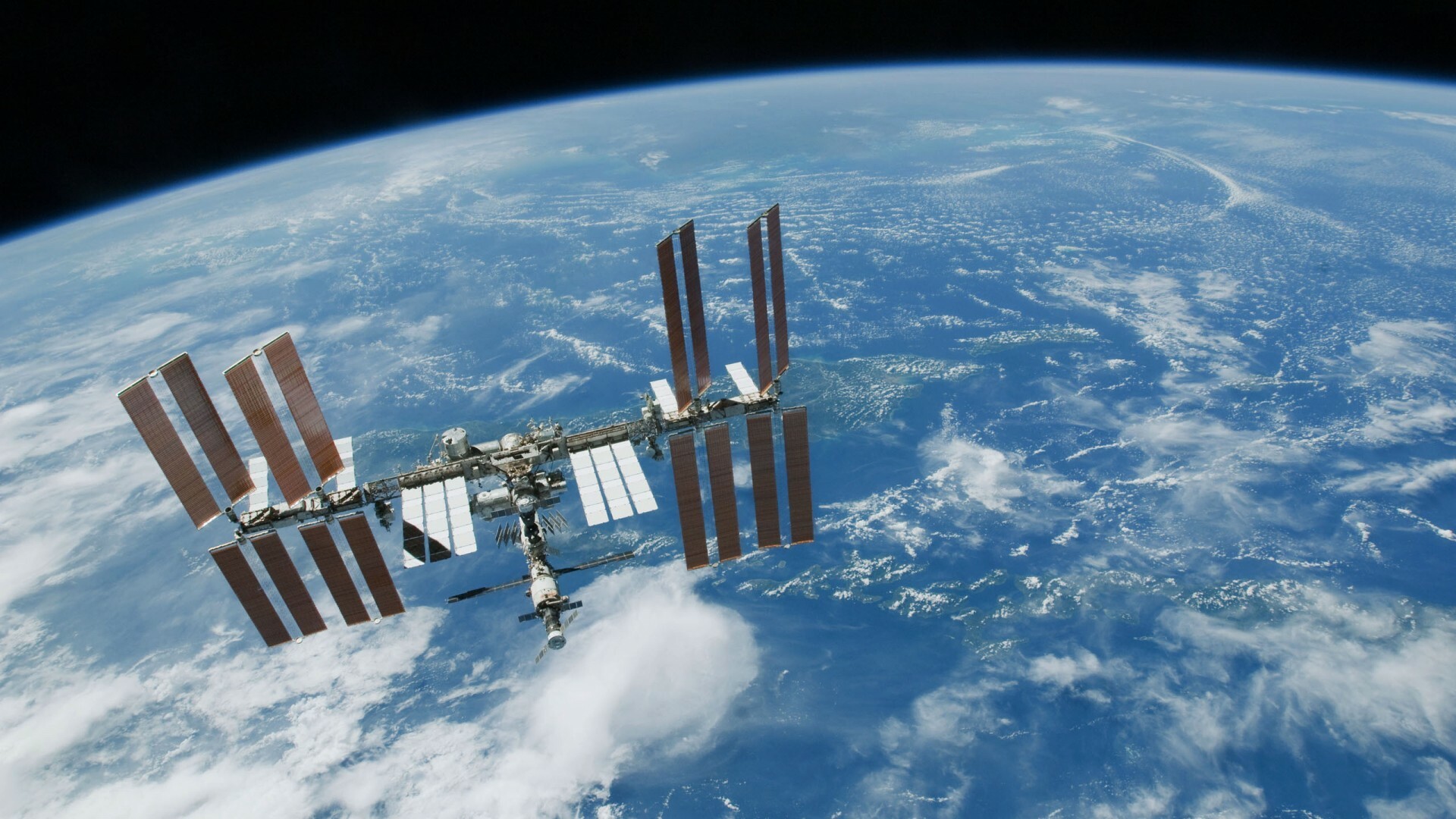 Space Station, HD space wallpaper, Celestial wonder, Spectacular view, 1920x1080 Full HD Desktop