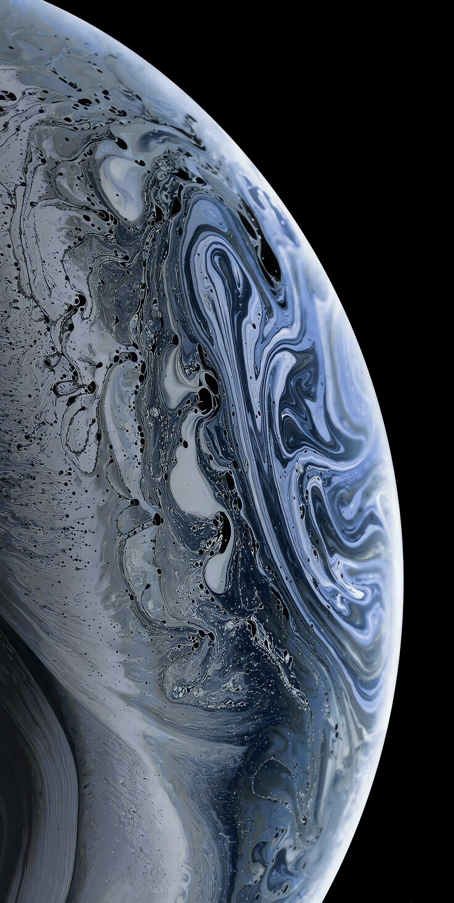 Space Wallpaper, Planet Surface, Paint Stains, HD Phone Background