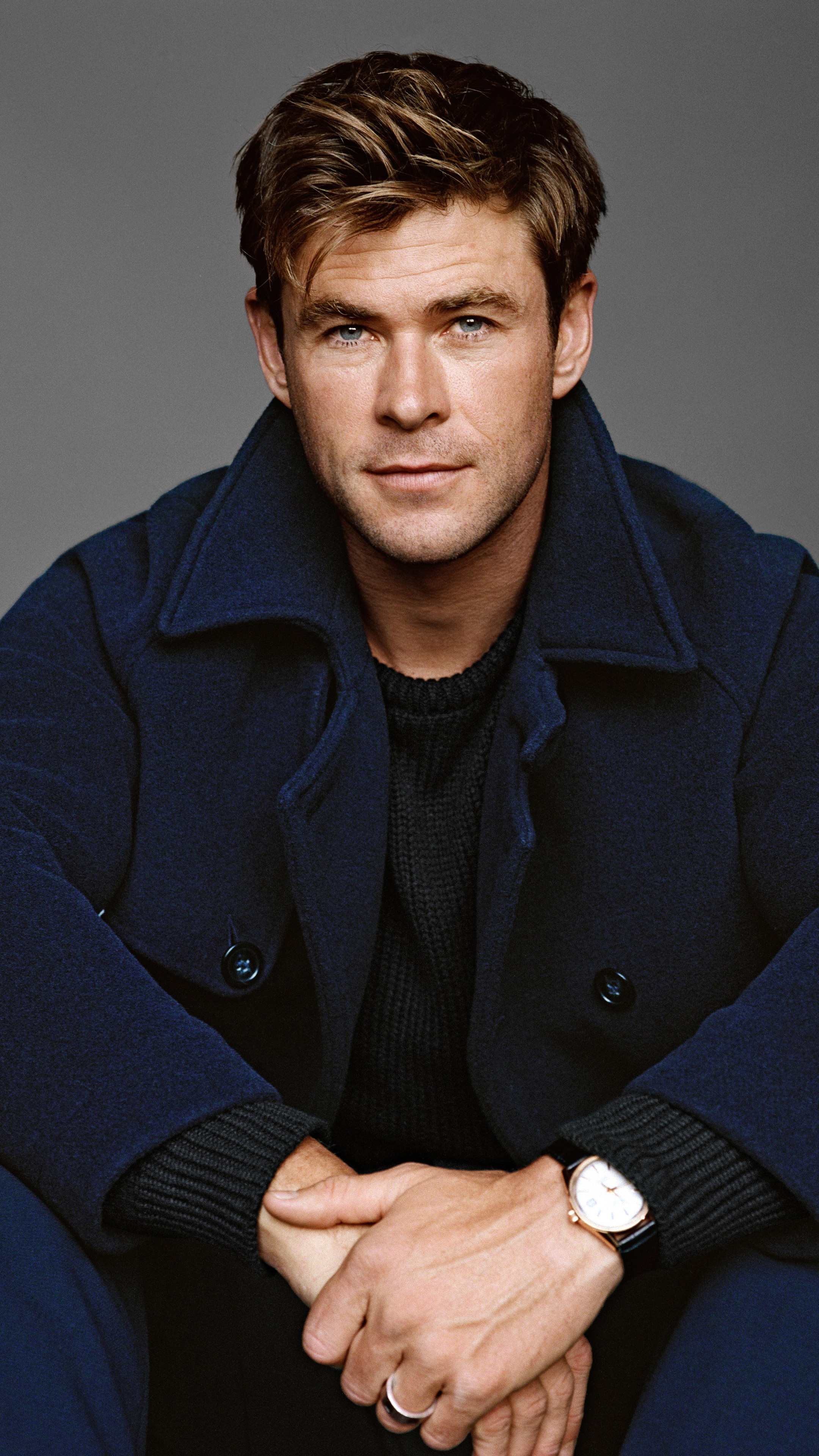 Chris Hemsworth, GQ 2018, Sony Xperia X, HD 4K, 2160x3840 4K Phone