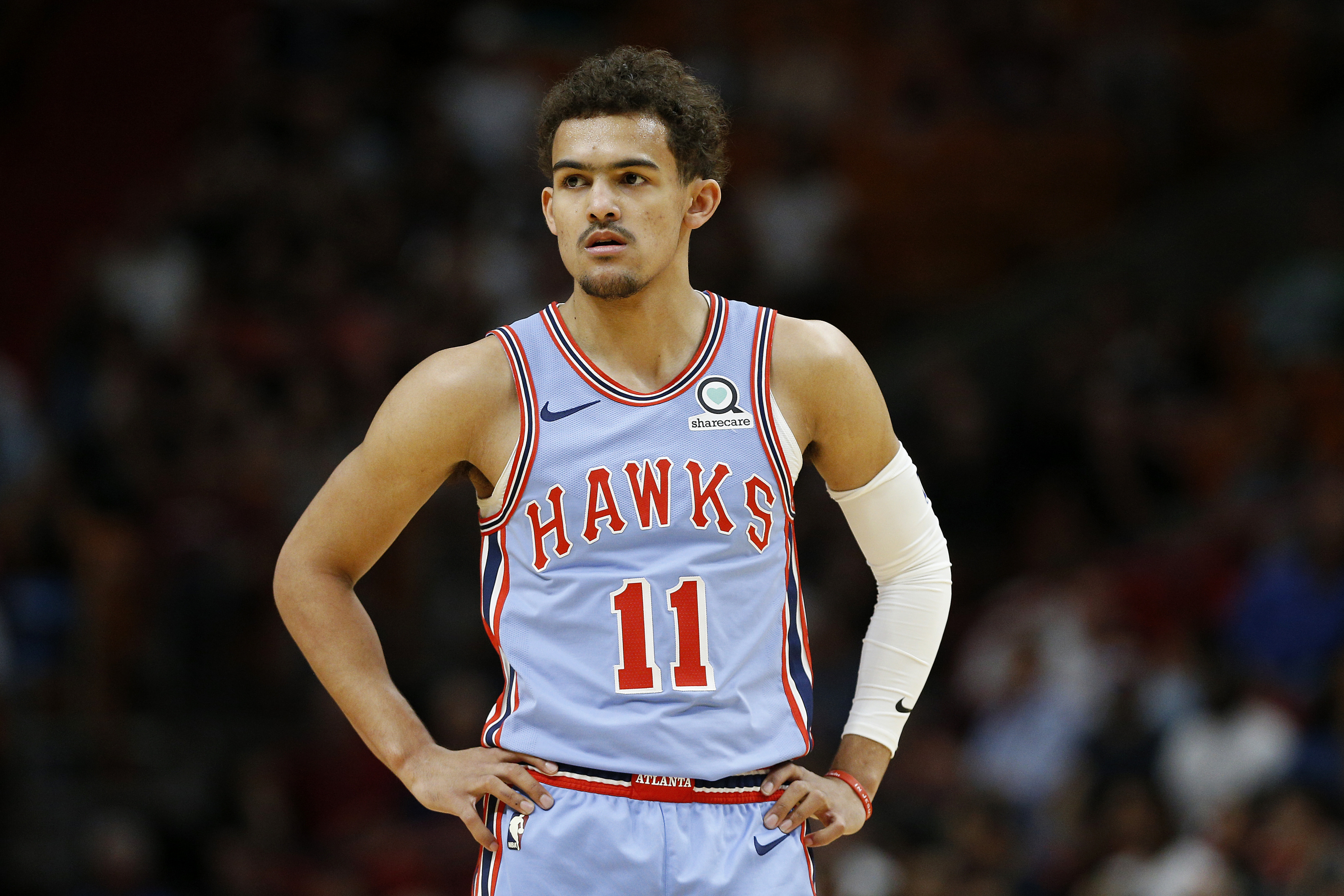 Best rookie in Atlanta Hawks history, Trae Young, 3200x2140 HD Desktop