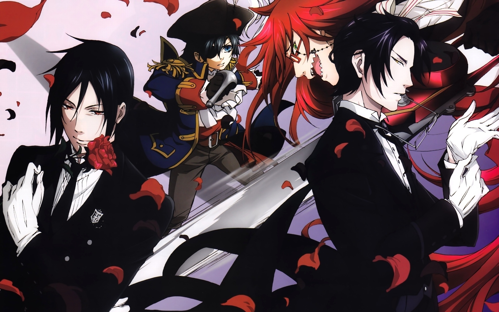 Black Butler, Mysterious butler, Dark anime, Intriguing storyline, 1920x1200 HD Desktop