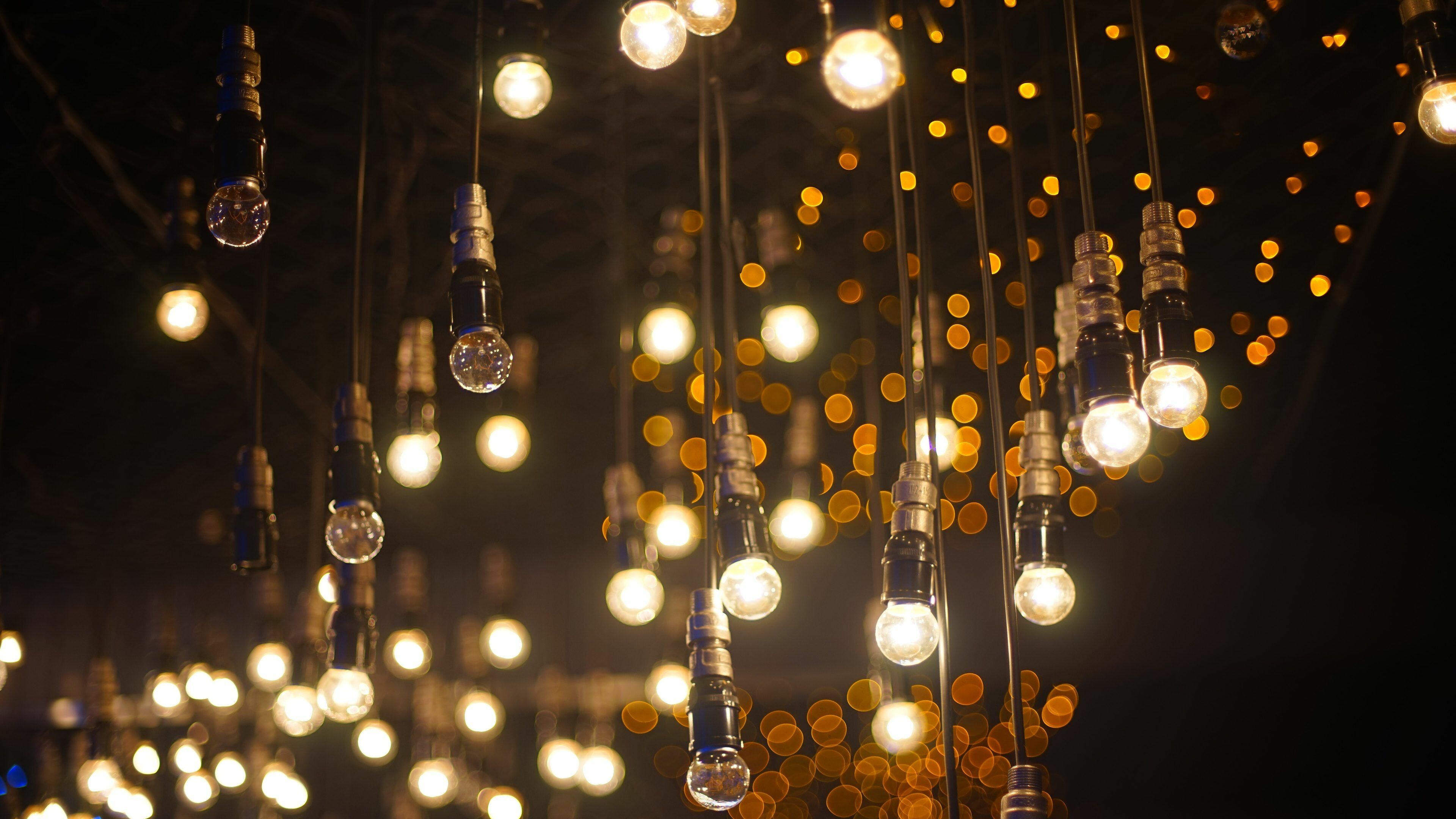 Fairy Lights, Bokeh lights, Wallpaper collection, High-quality visuals, 3840x2160 4K Desktop